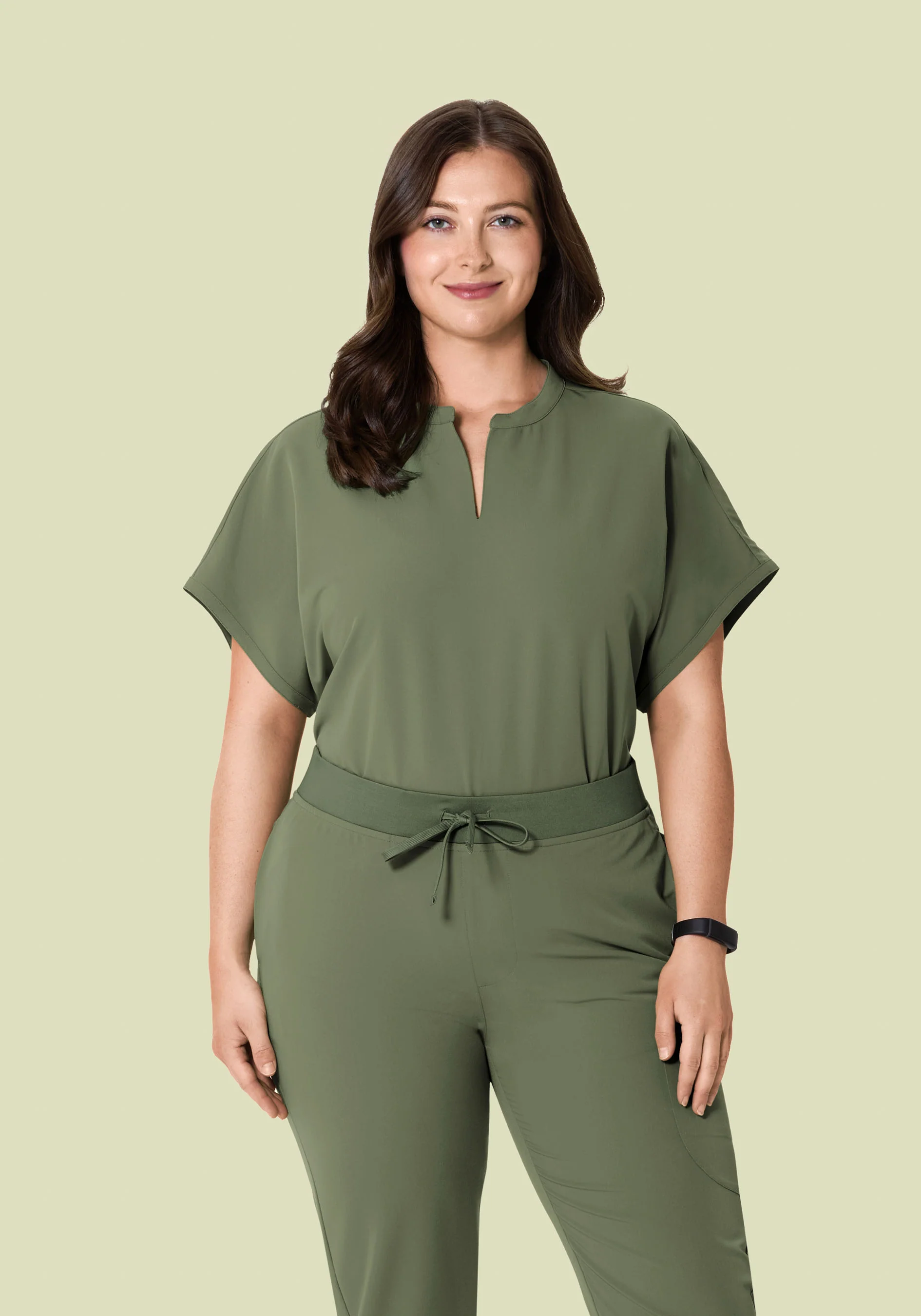 Mandarin Dolman Top Sage - Image 7