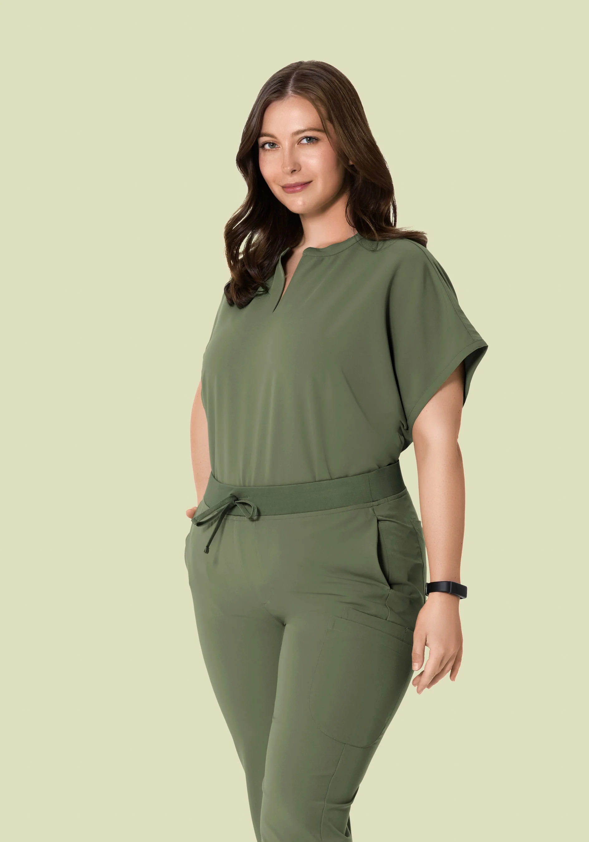 Mandarin Dolman Top Sage - Image 8