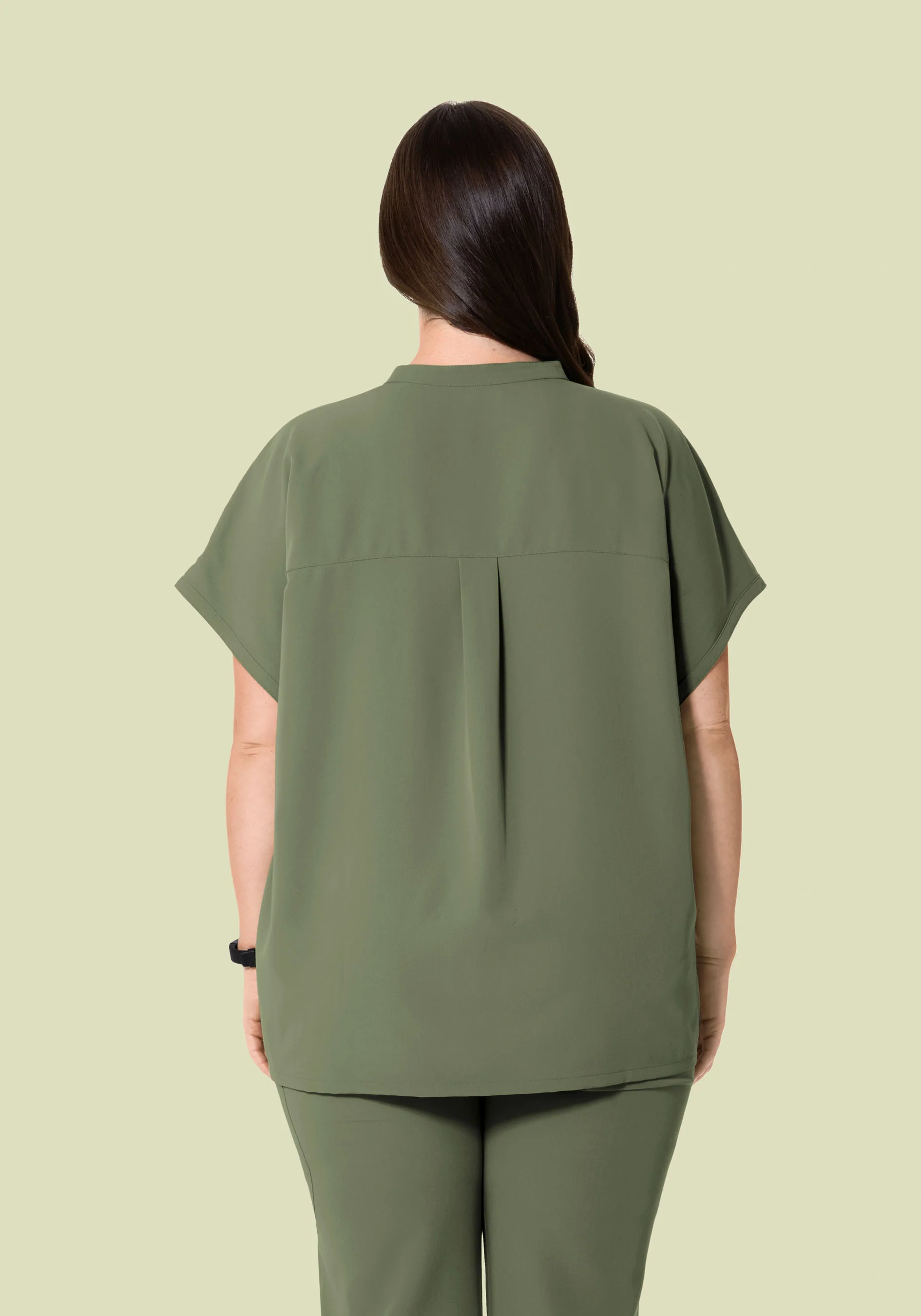 Mandarin Dolman Top Sage - Image 9