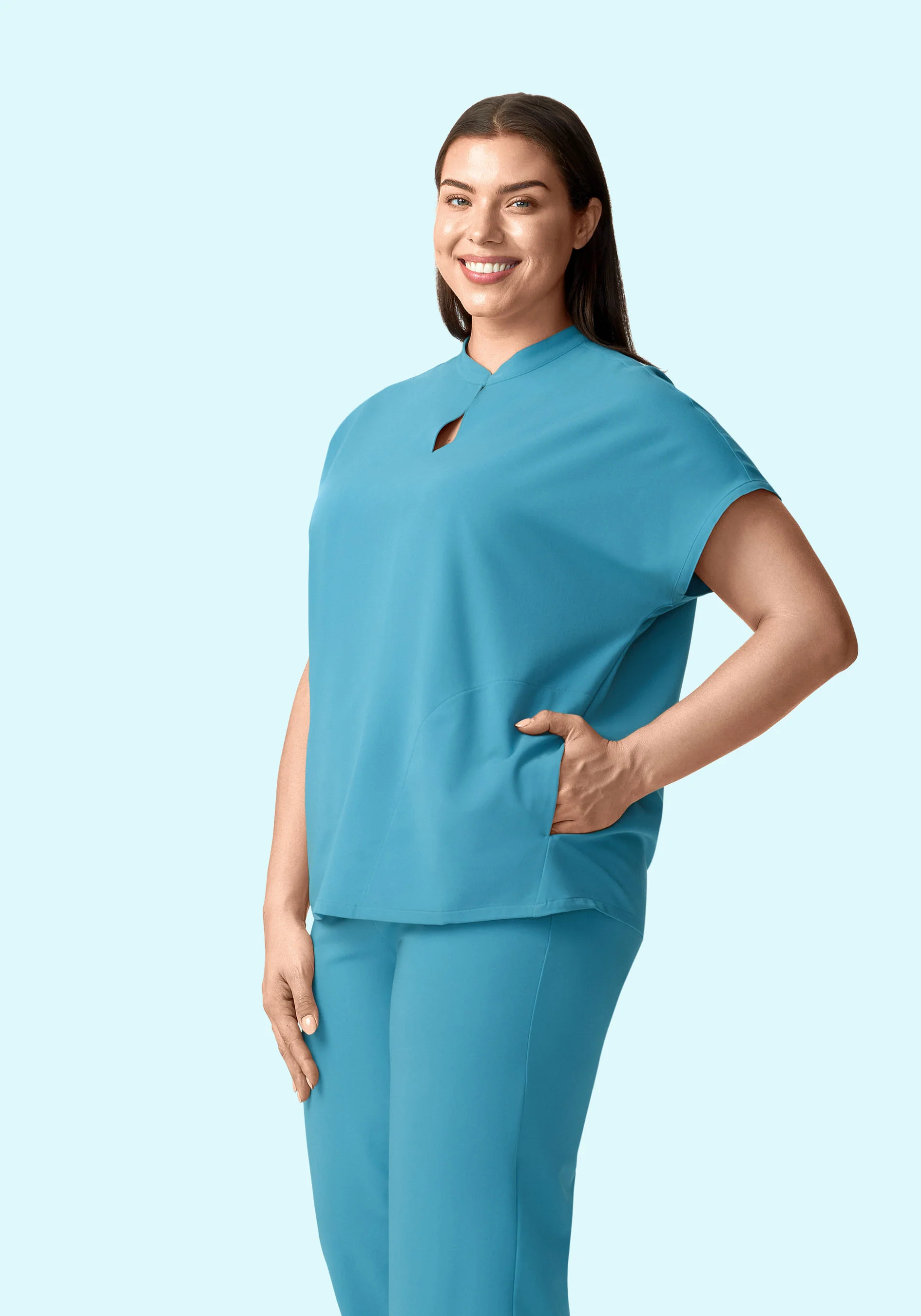 Mandarin Dolman Top Wave - Image 5