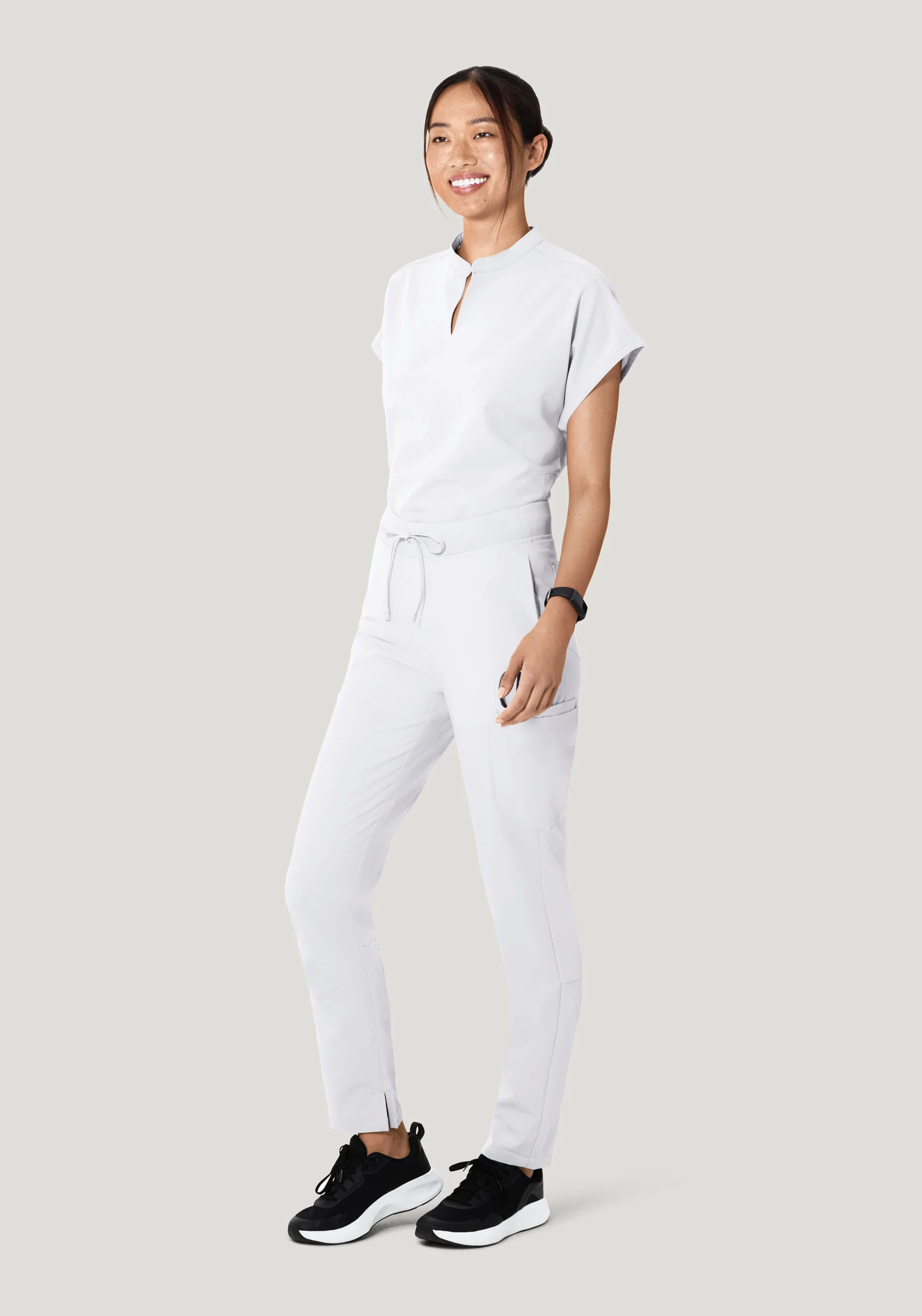 Mandarin Dolman Top White - Image 3