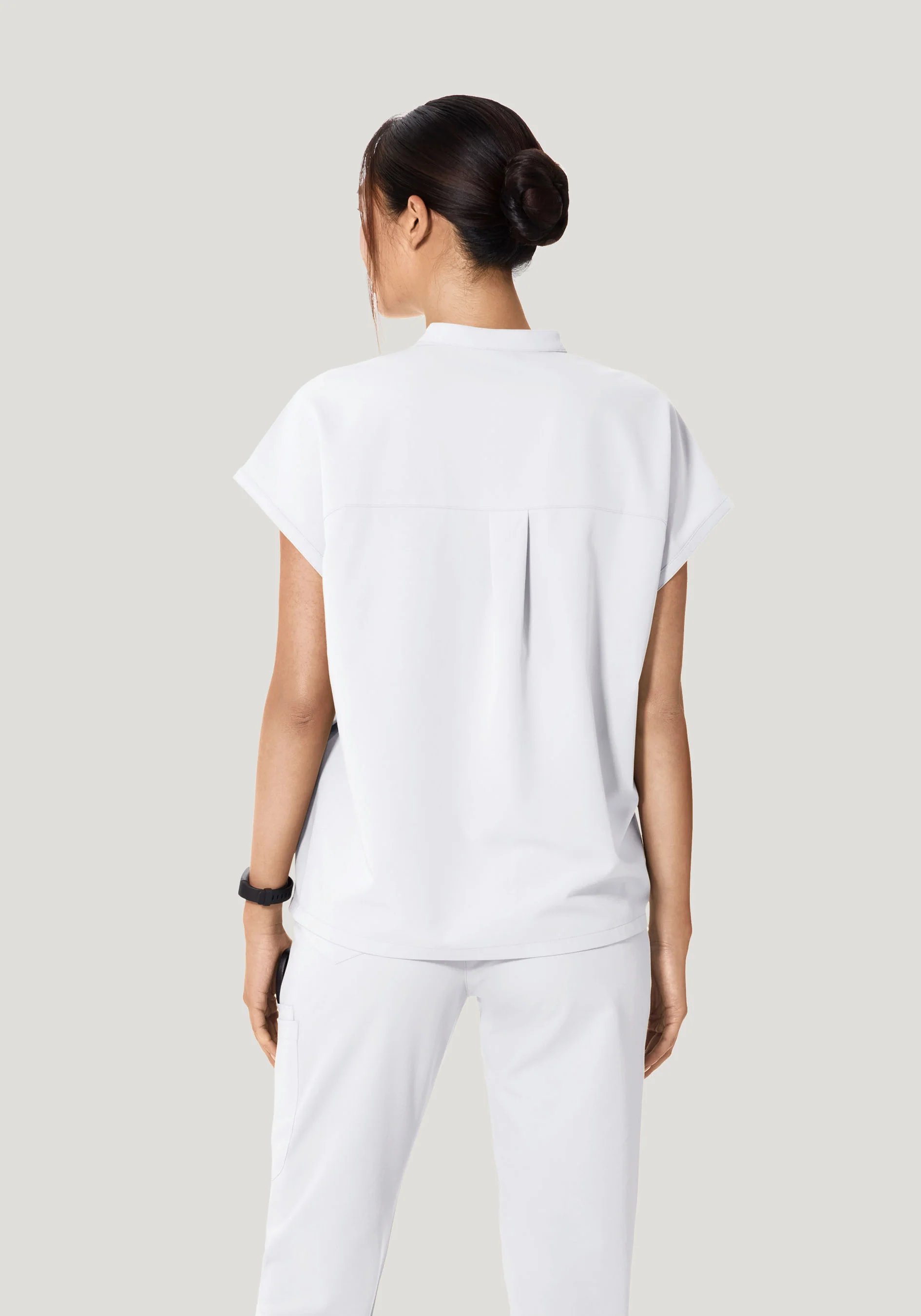 Mandarin Dolman Top White - Image 4