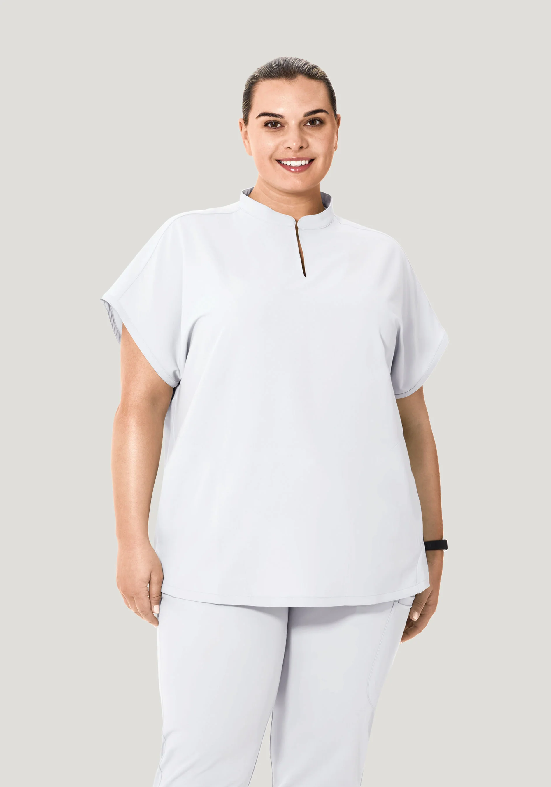 Mandarin Dolman Top White - Image 5