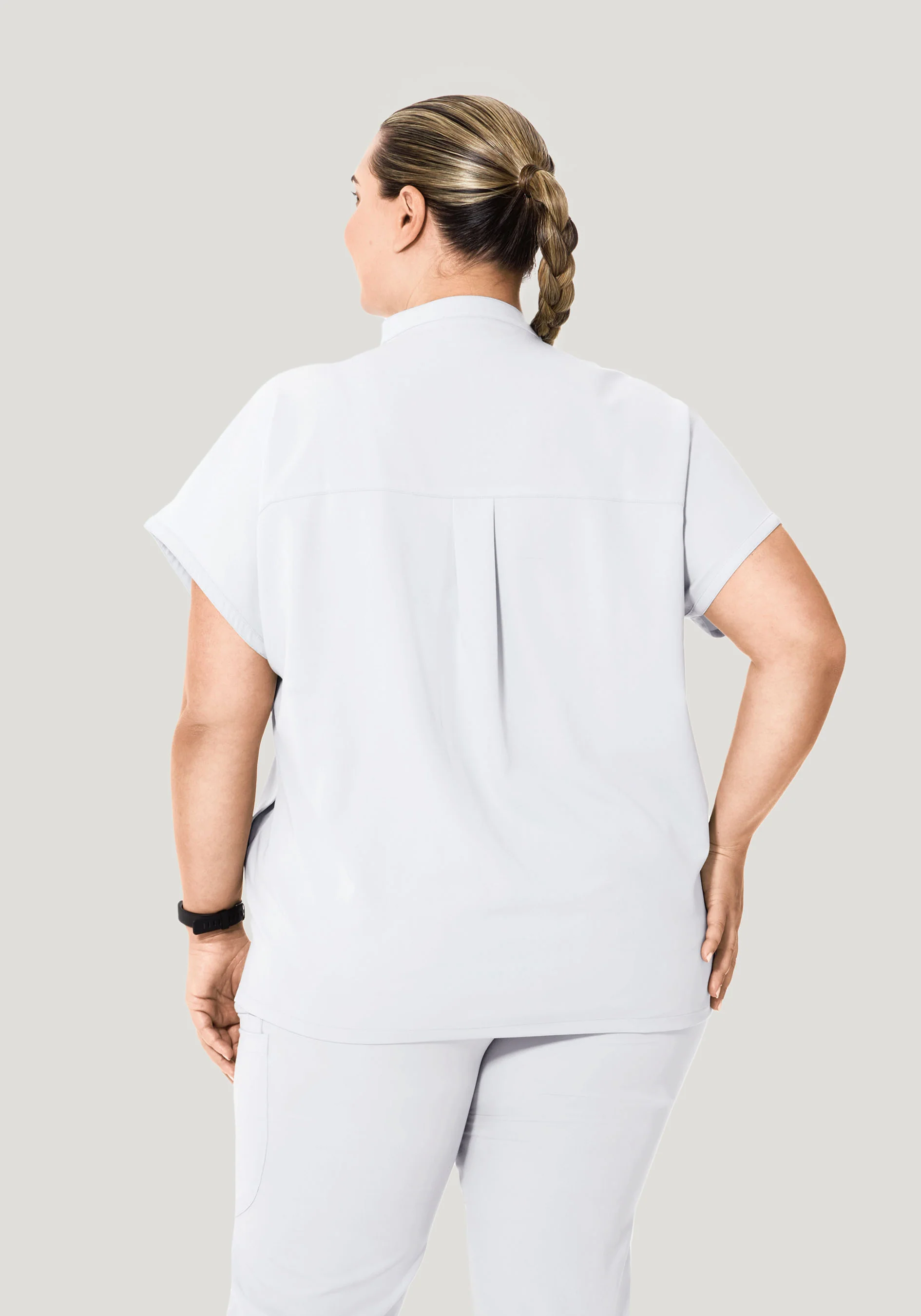 Mandarin Dolman Top White - Image 8