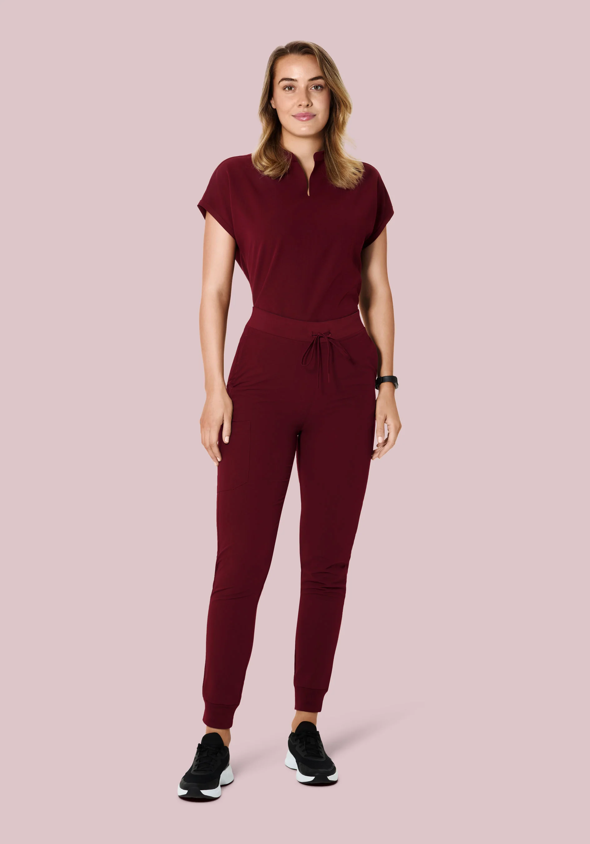 Mandarin Dolman Top Wine - Image 3