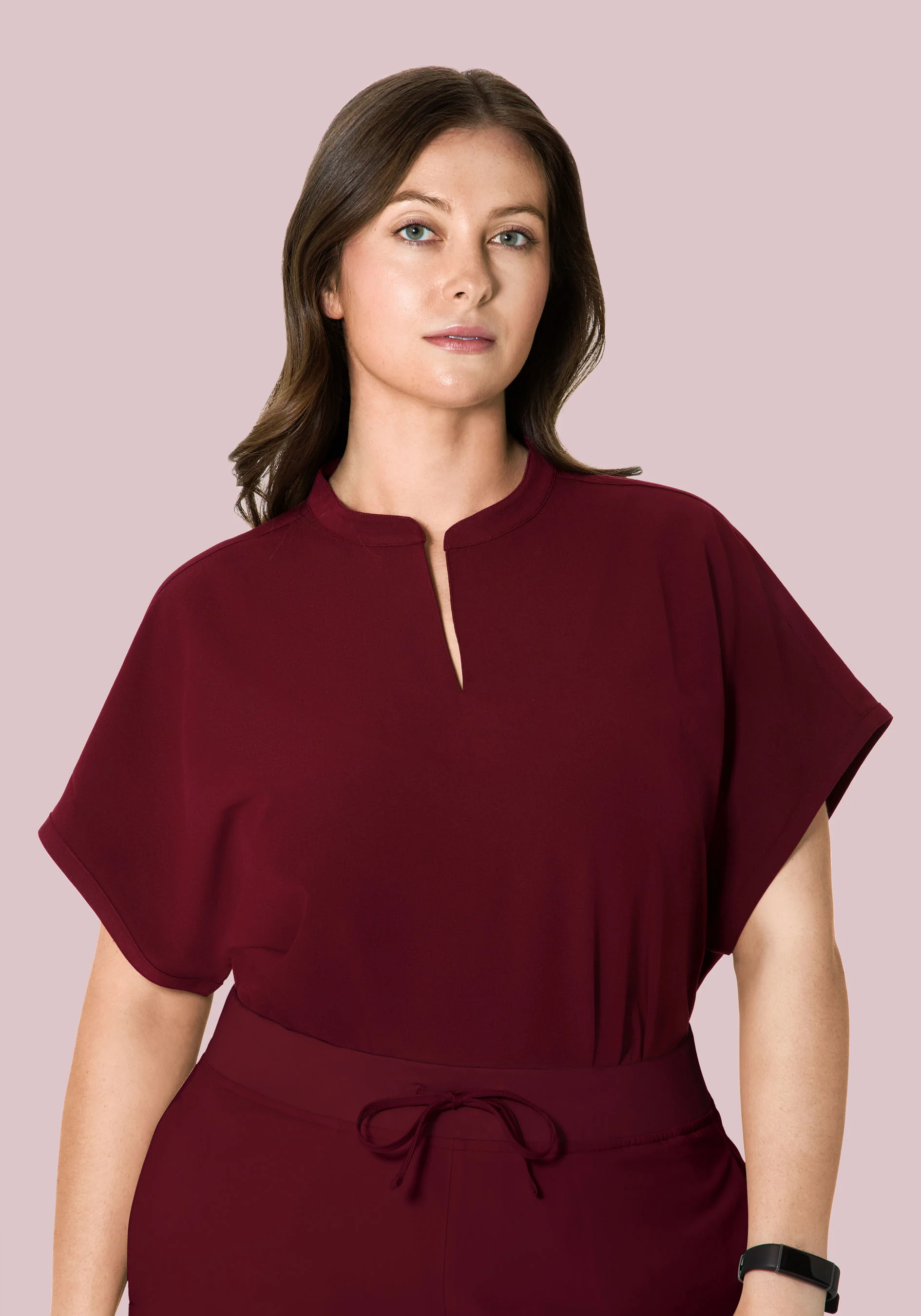 Mandarin Dolman Top Wine - Image 9