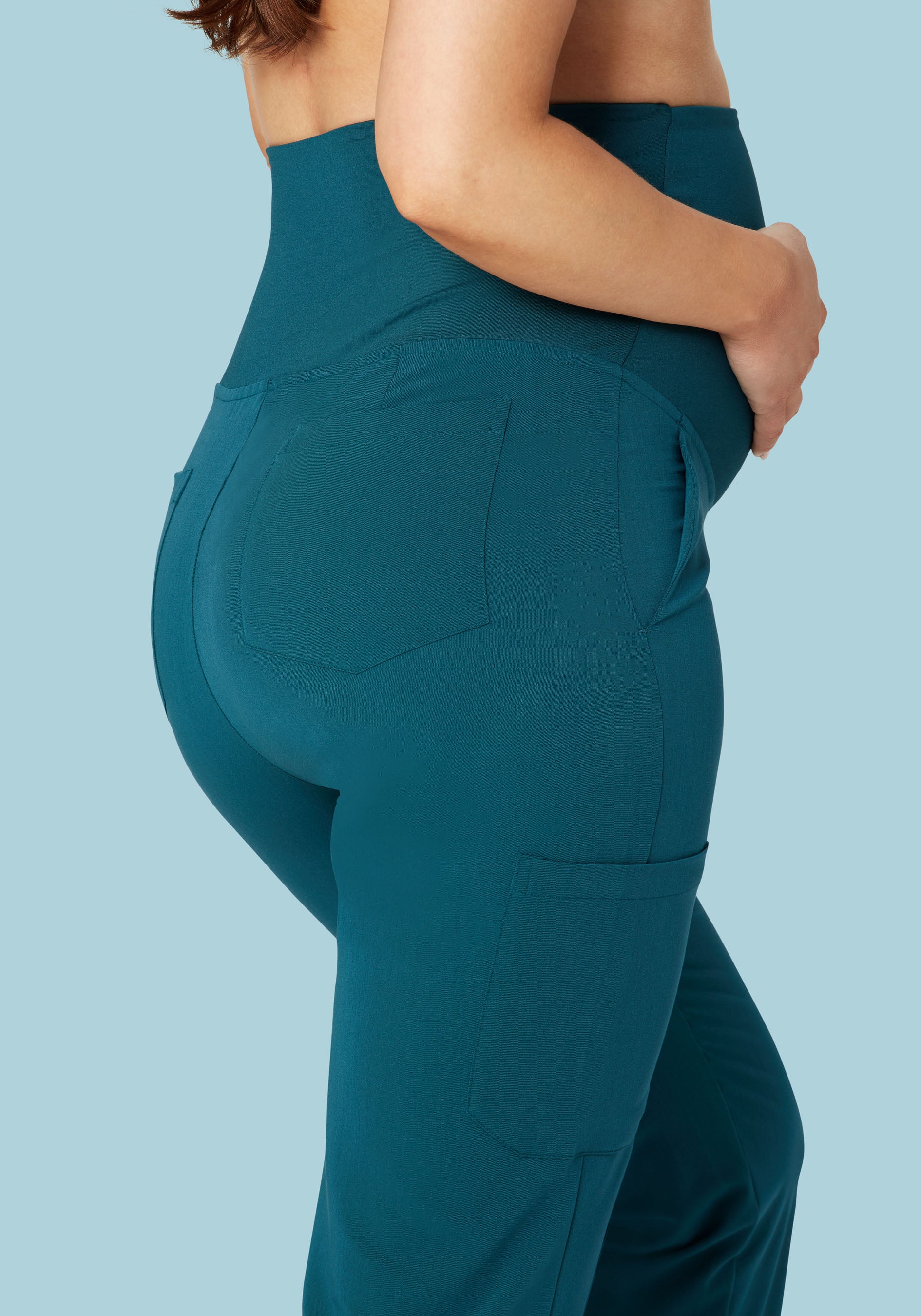 Maternity Cargos Caribbean Blue - Image 2