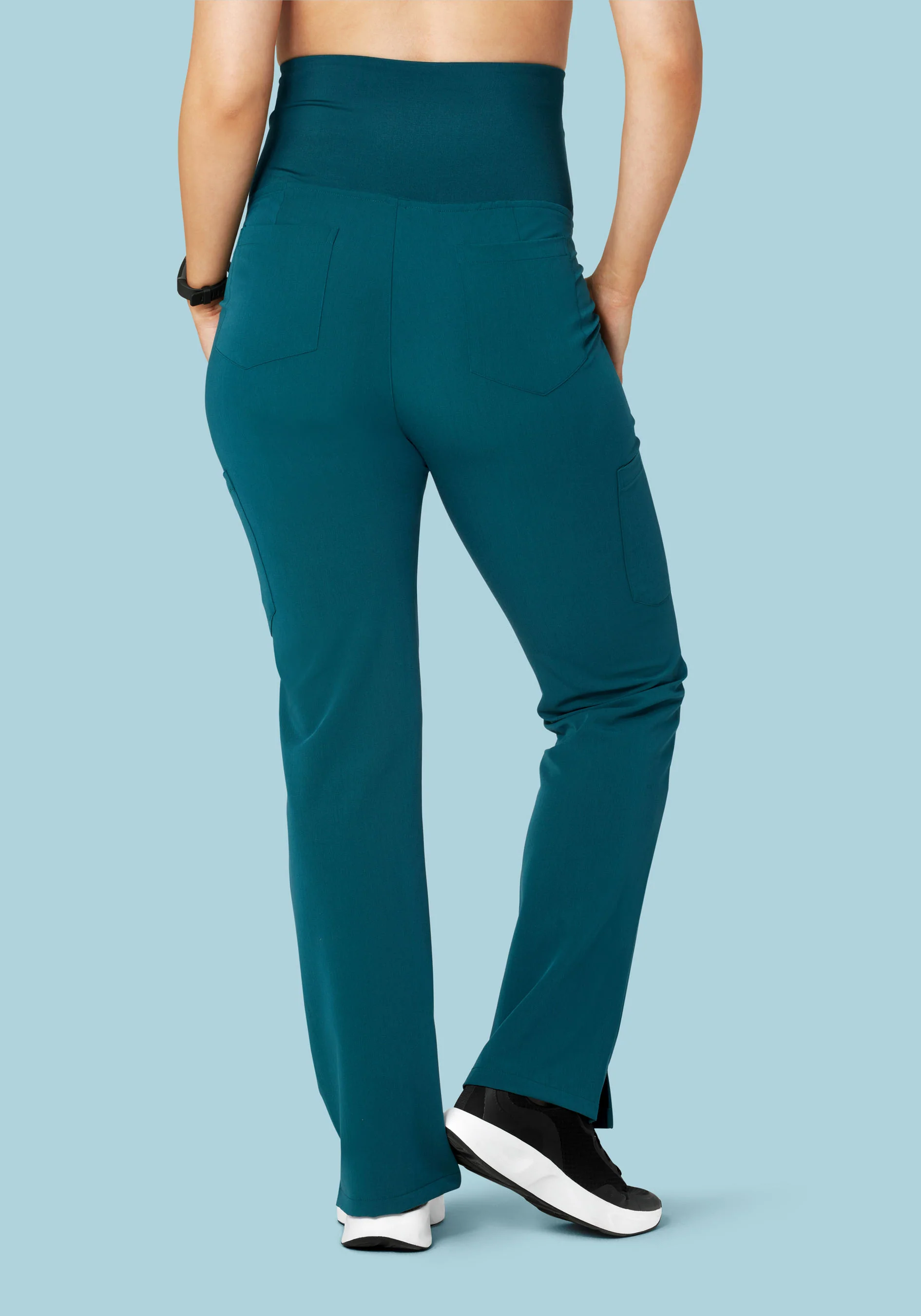 Maternity Cargos Caribbean Blue - Image 3