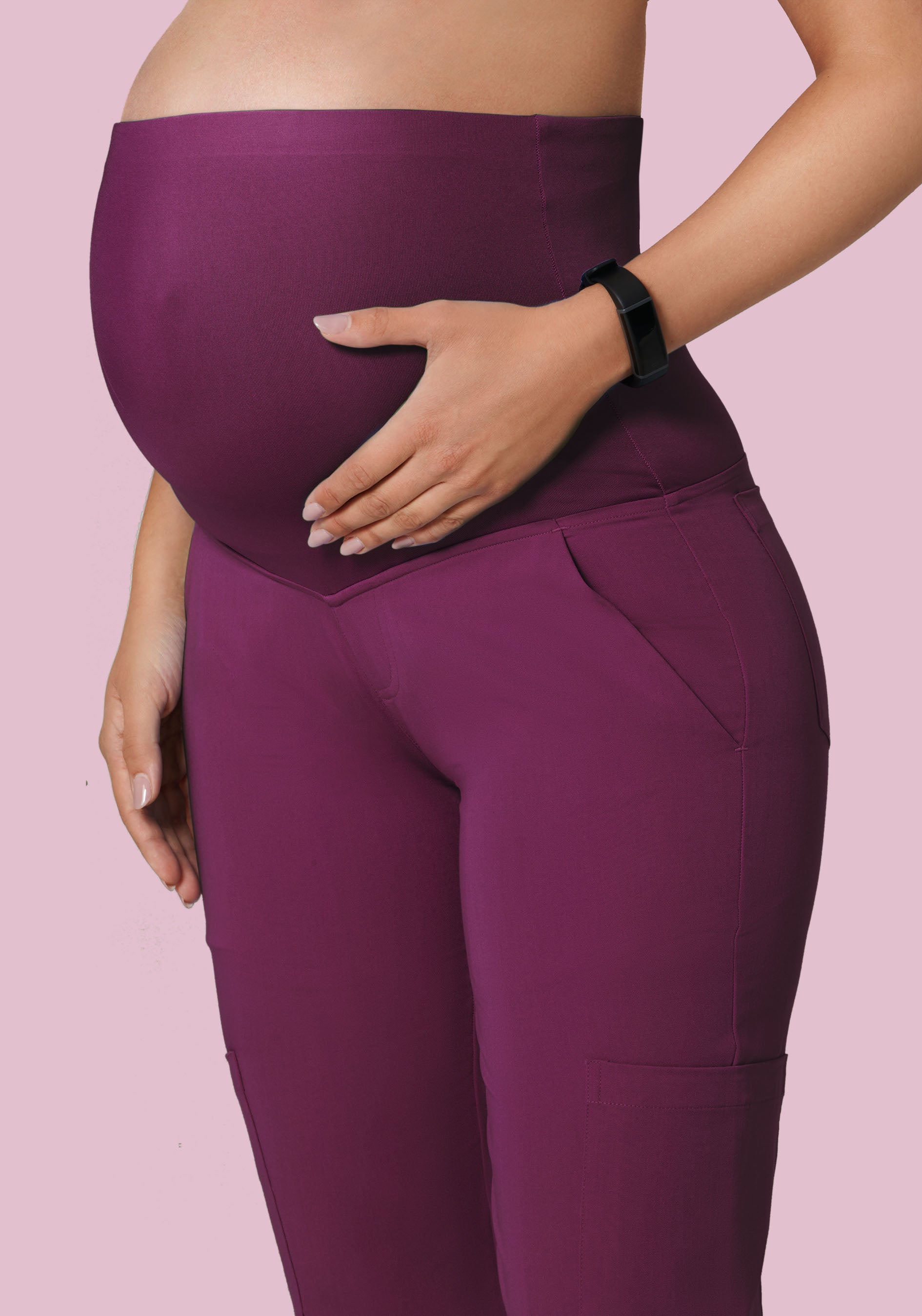 Maternity Cargos Plum - Image 2