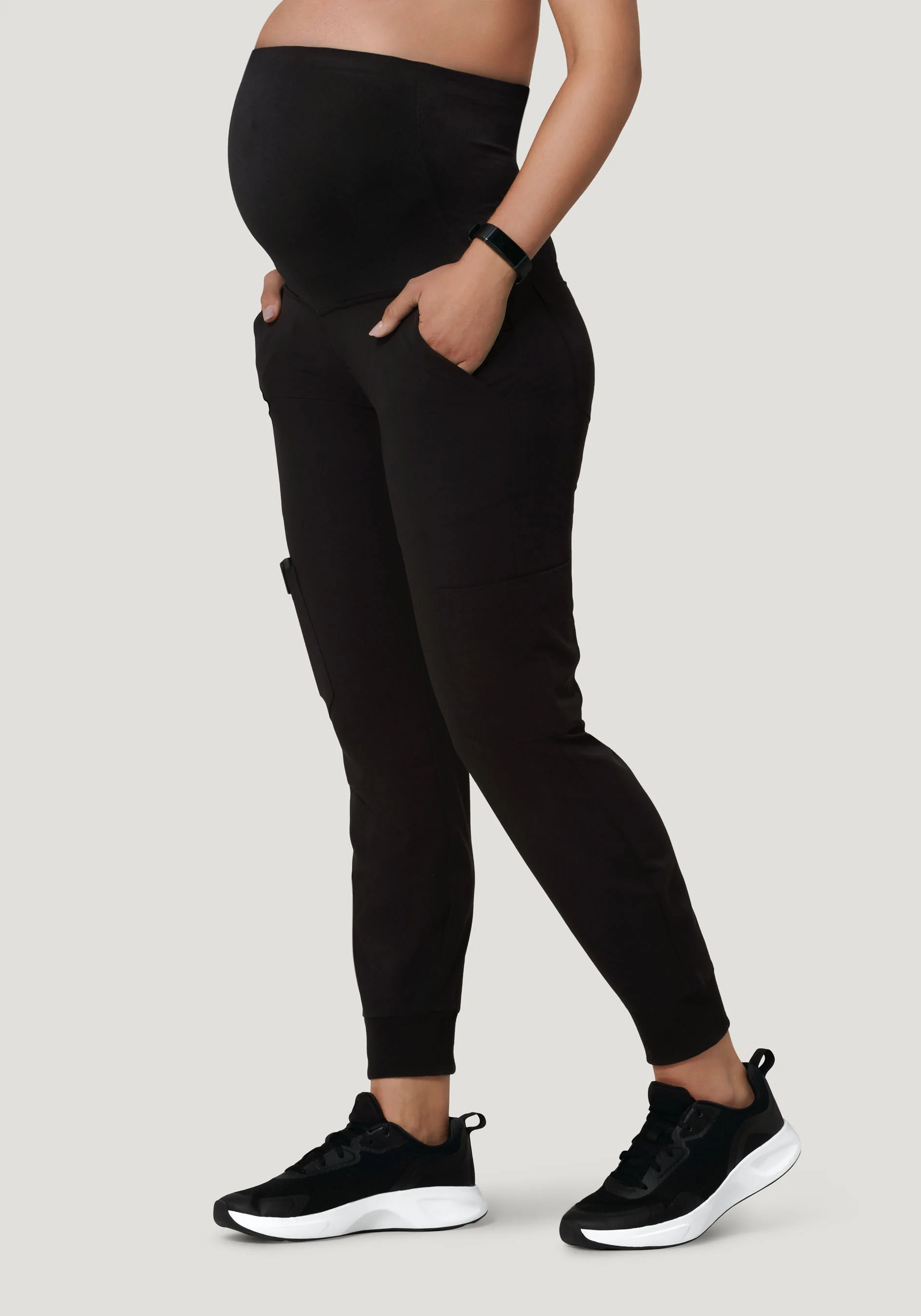Maternity Joggers Black - Image 3