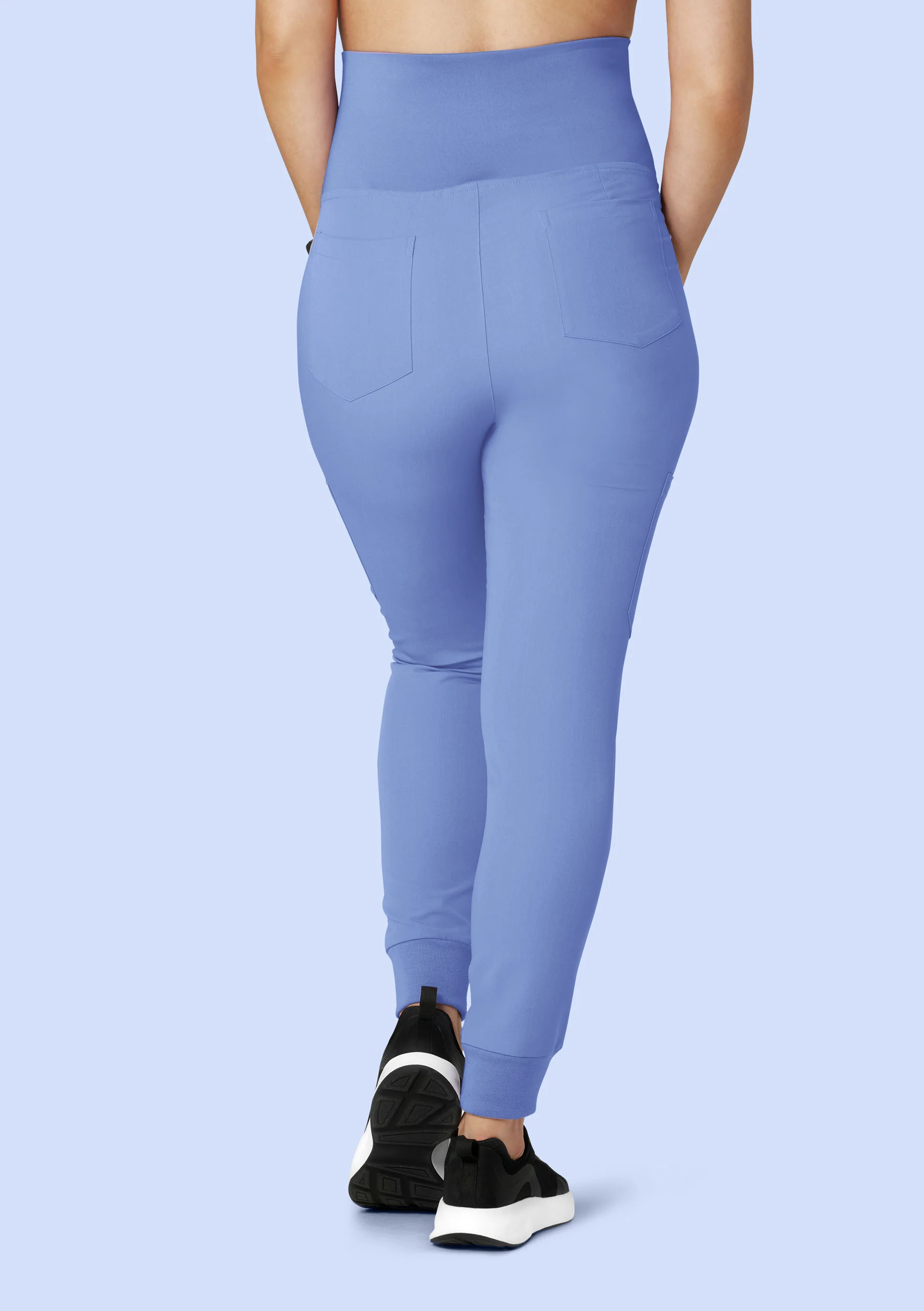 Maternity Joggers Coastline Blue - Image 4