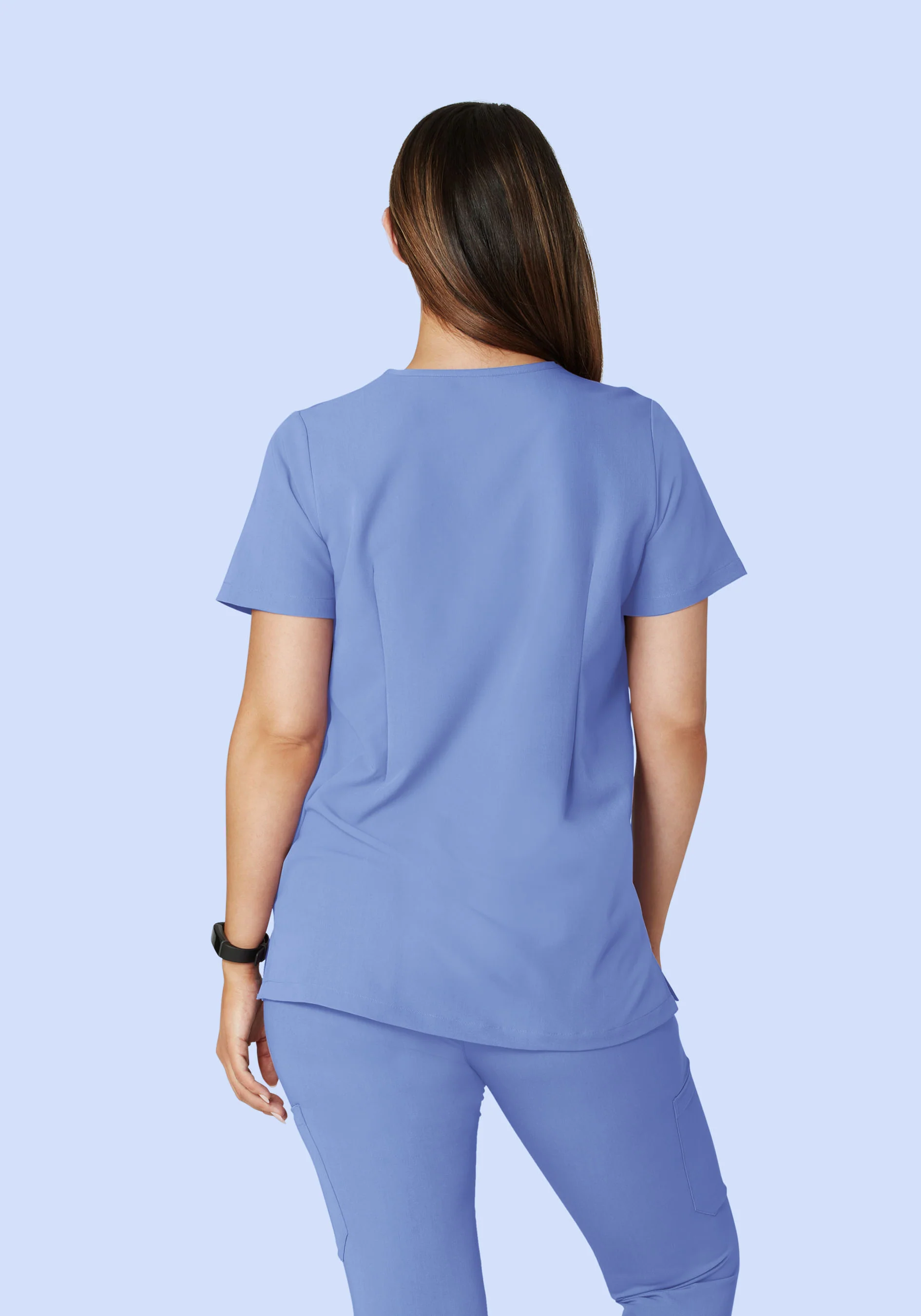 Maternity One Pocket Top Coastline Blue - Image 3