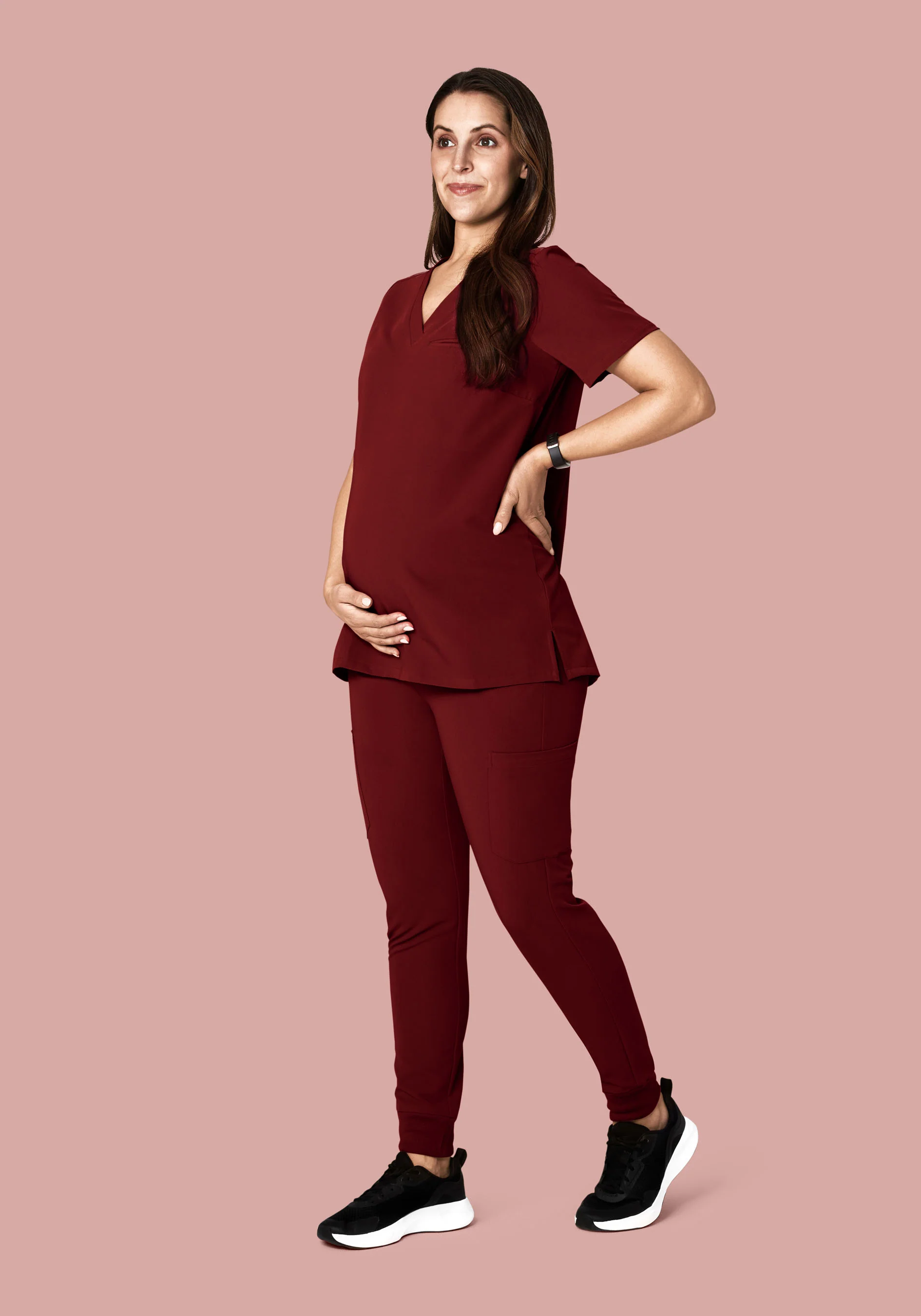 Maternity One Pocket Top Fired Brick - Image 4