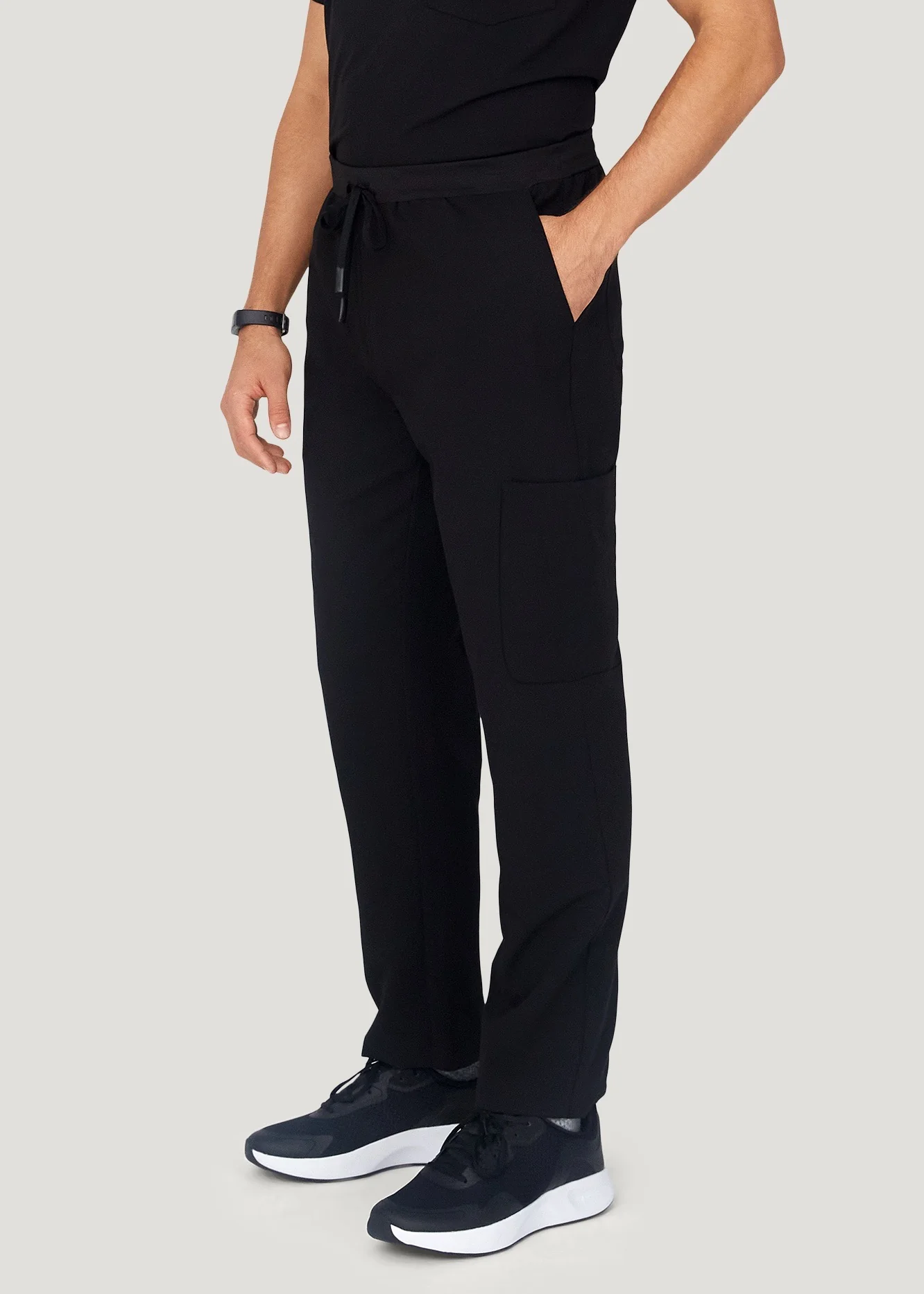 7 Pocket Cargos Black - Image 4