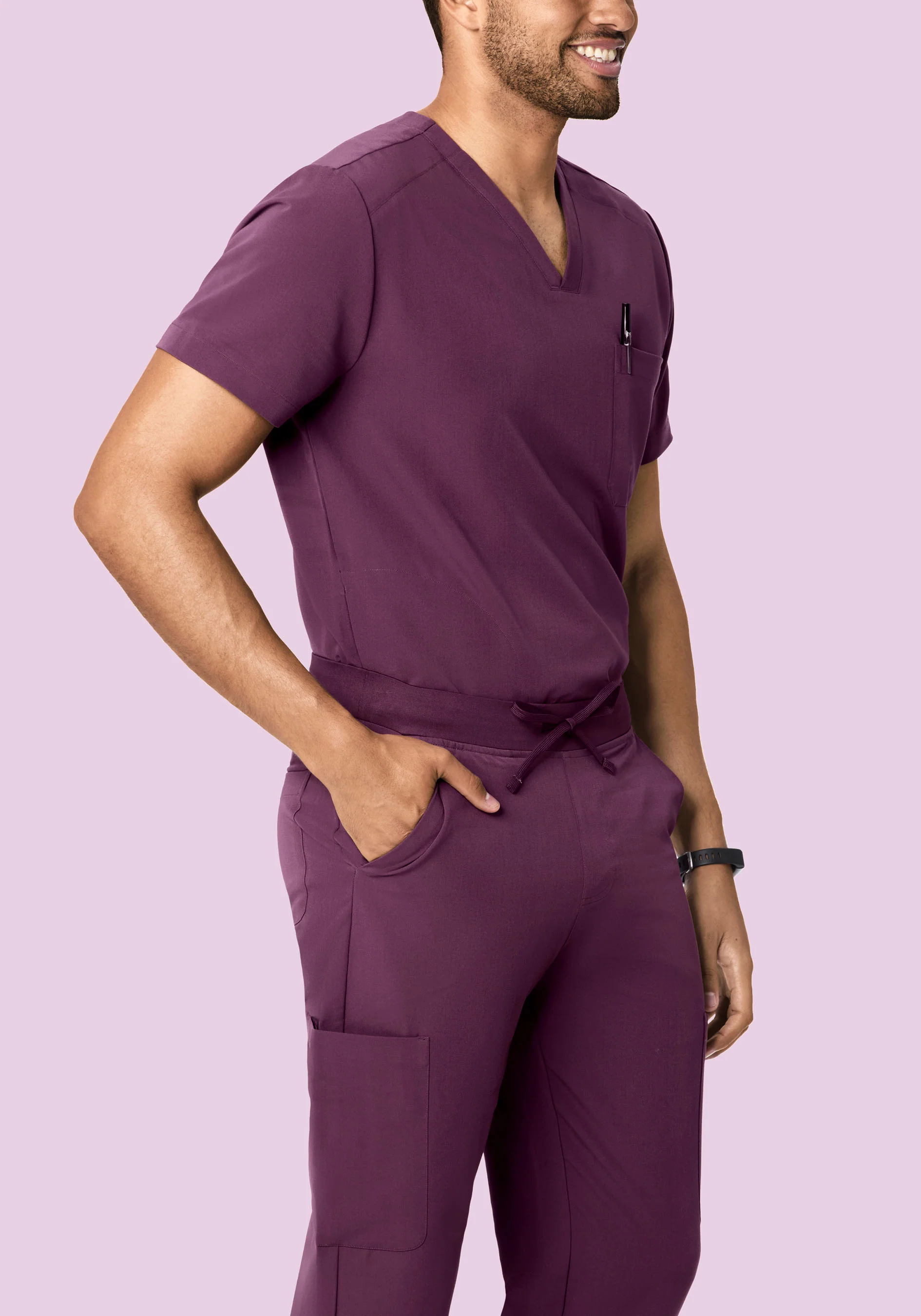 7 Pocket Cargos Bordeaux - Image 3
