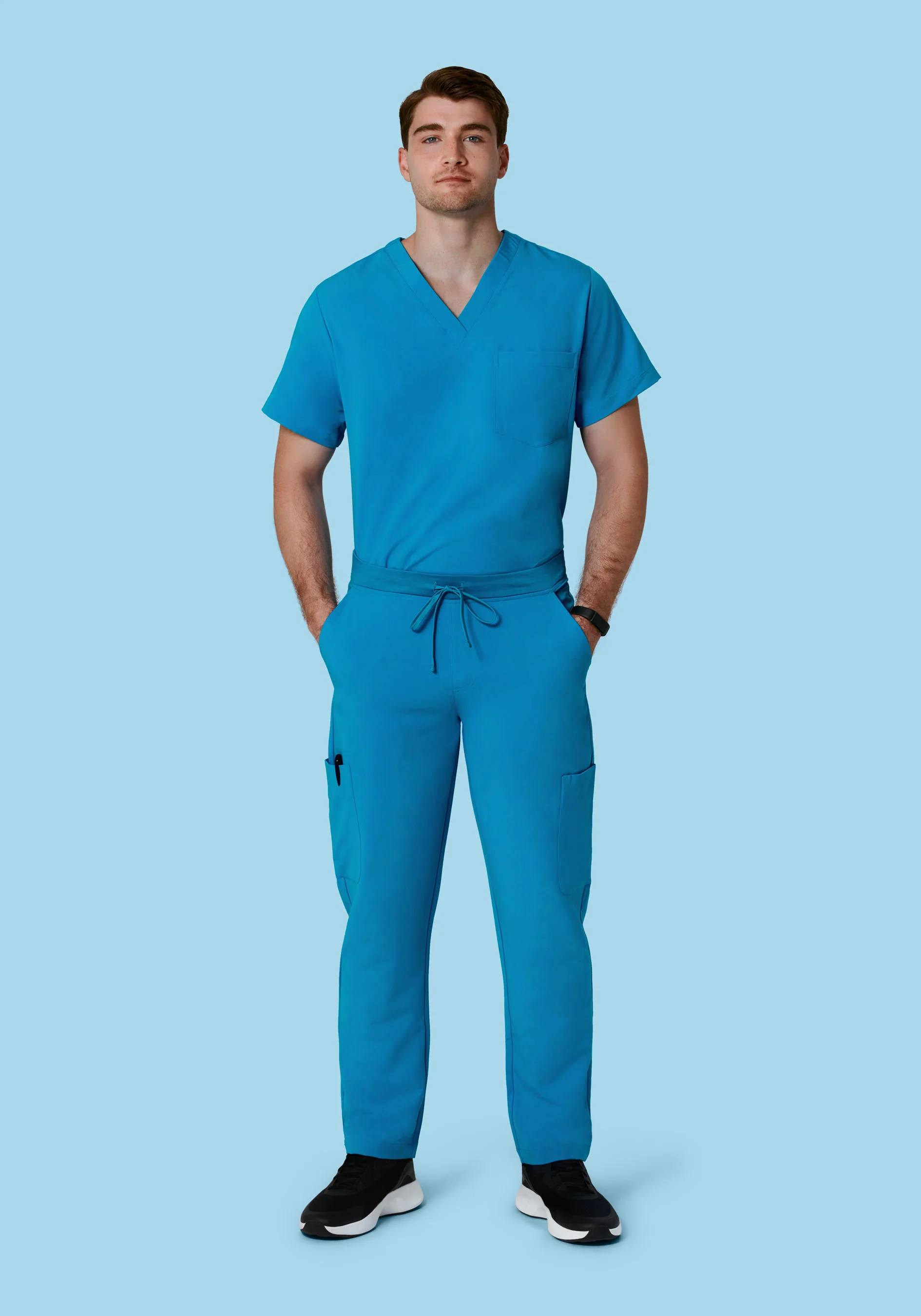 7 Pocket Cargos Electric Blue - Image 3