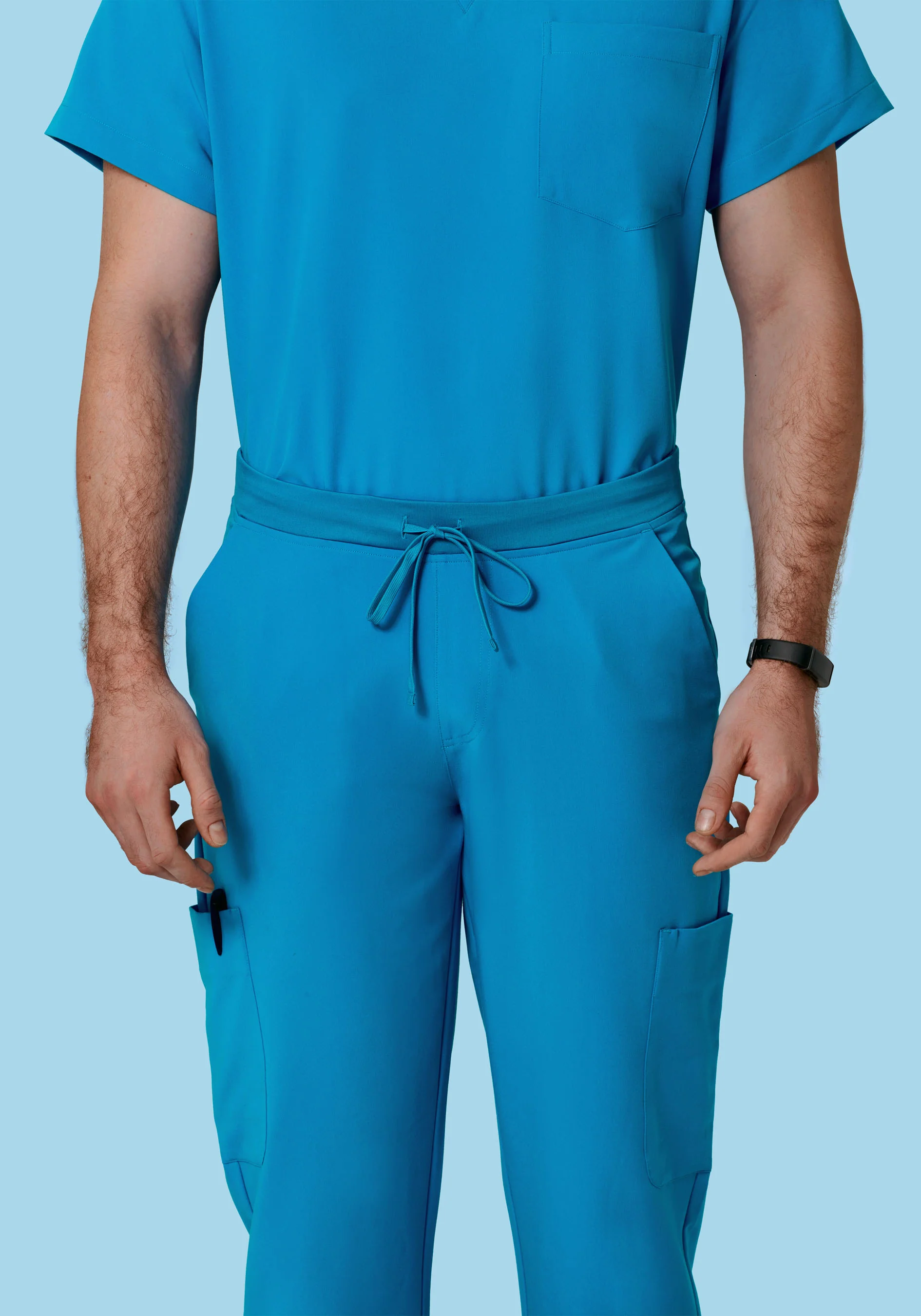 7 Pocket Cargos Electric Blue - Image 4