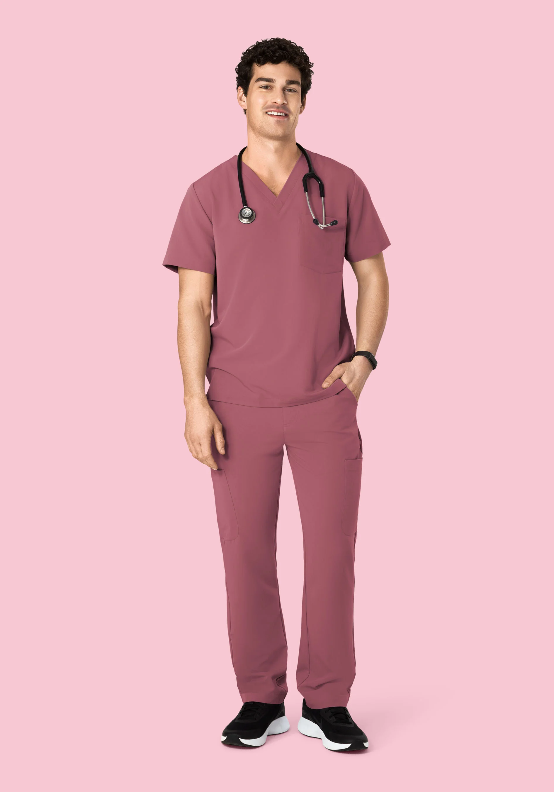 7 Pocket Cargos Mauve - Image 4