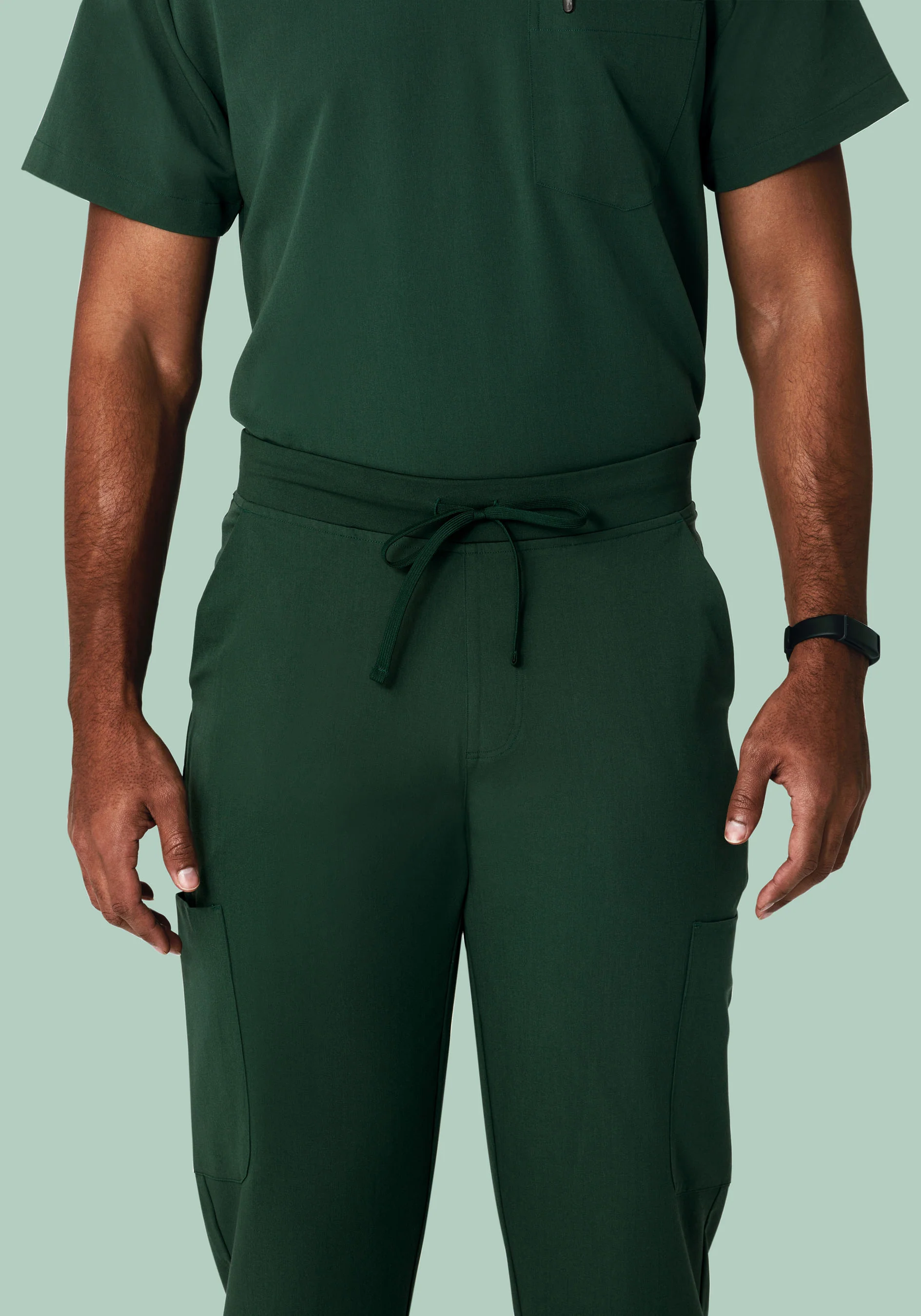7 Pocket Cargos Midnight Green - Image 3