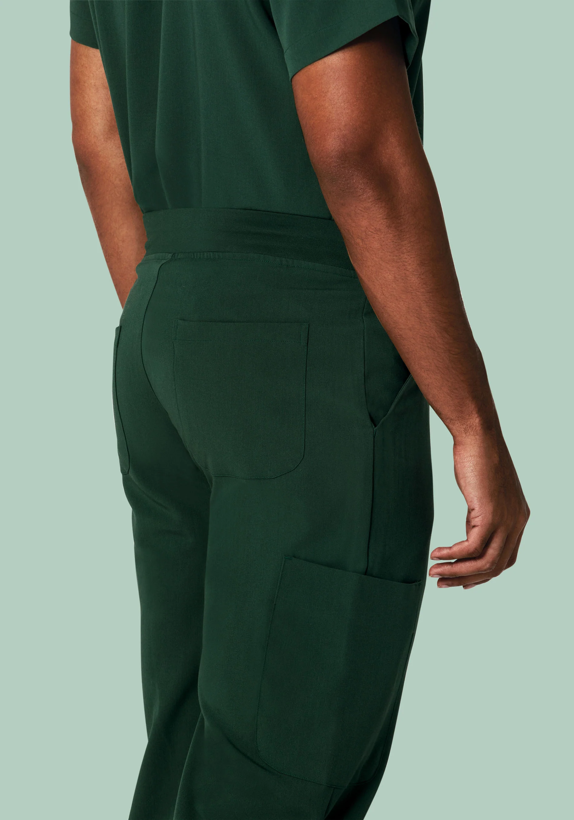 7 Pocket Cargos Midnight Green - Image 4