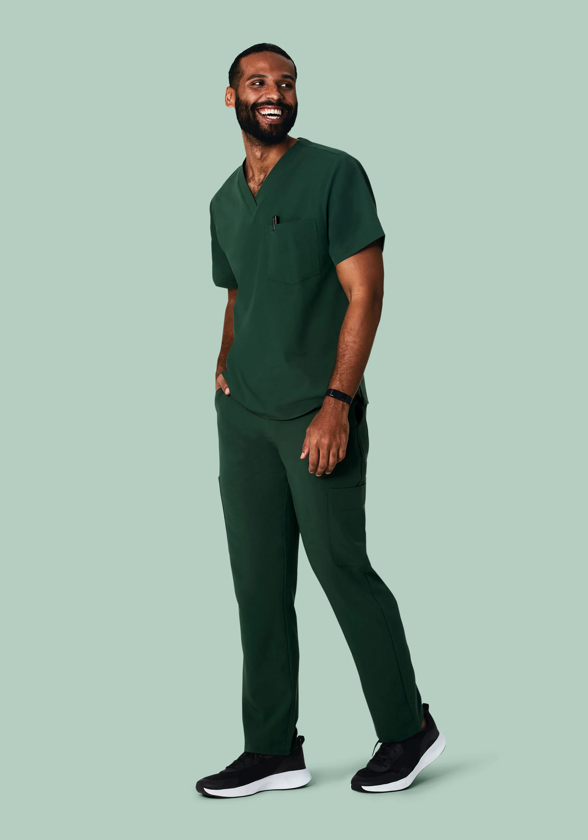7 Pocket Cargos Midnight Green - Image 5