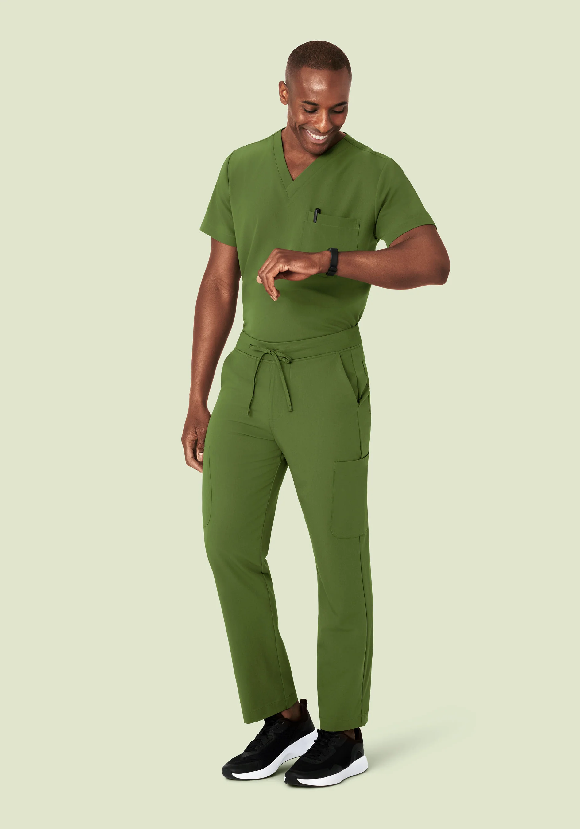7 Pocket Cargos Moss - Image 2