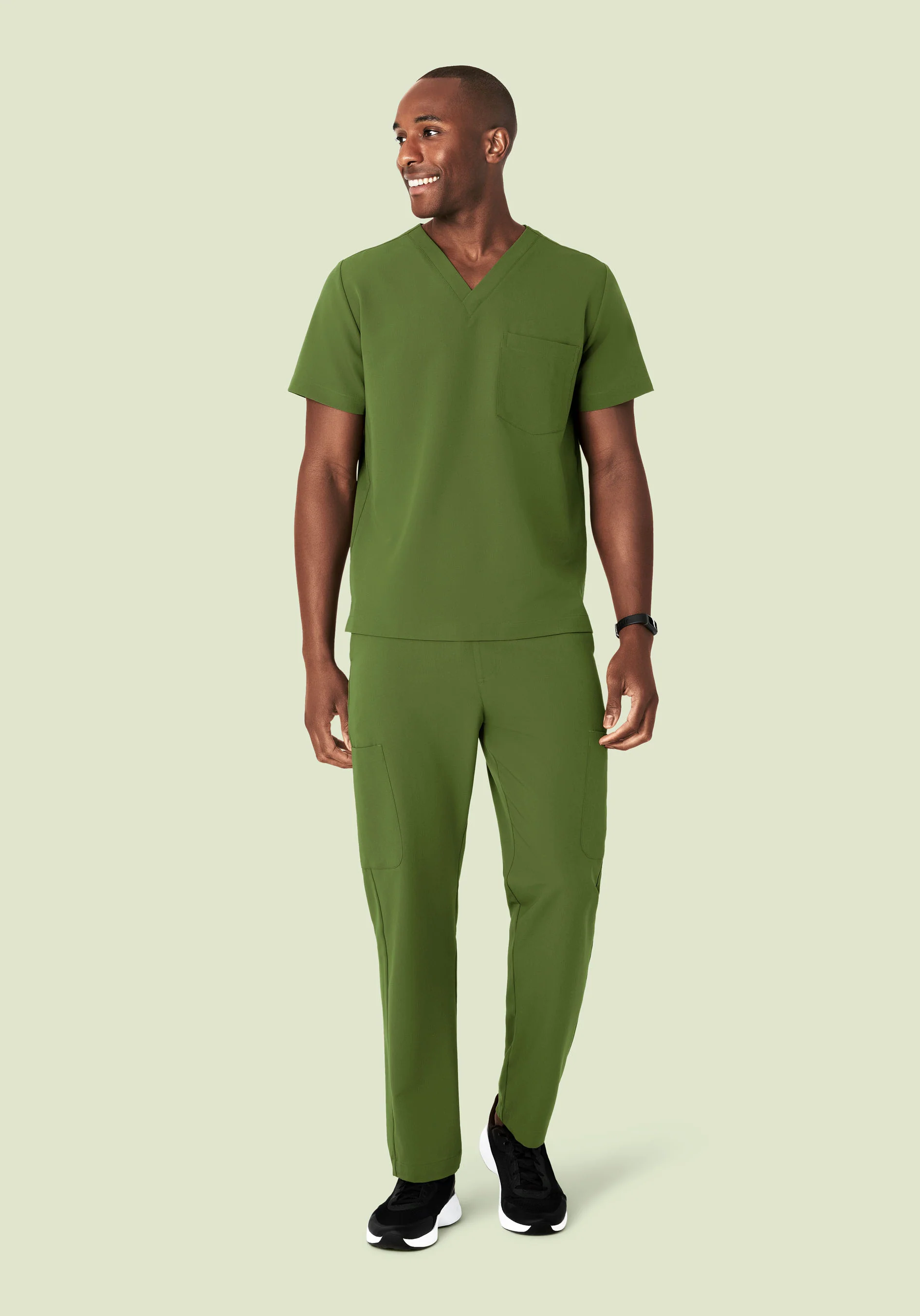 7 Pocket Cargos Moss - Image 4