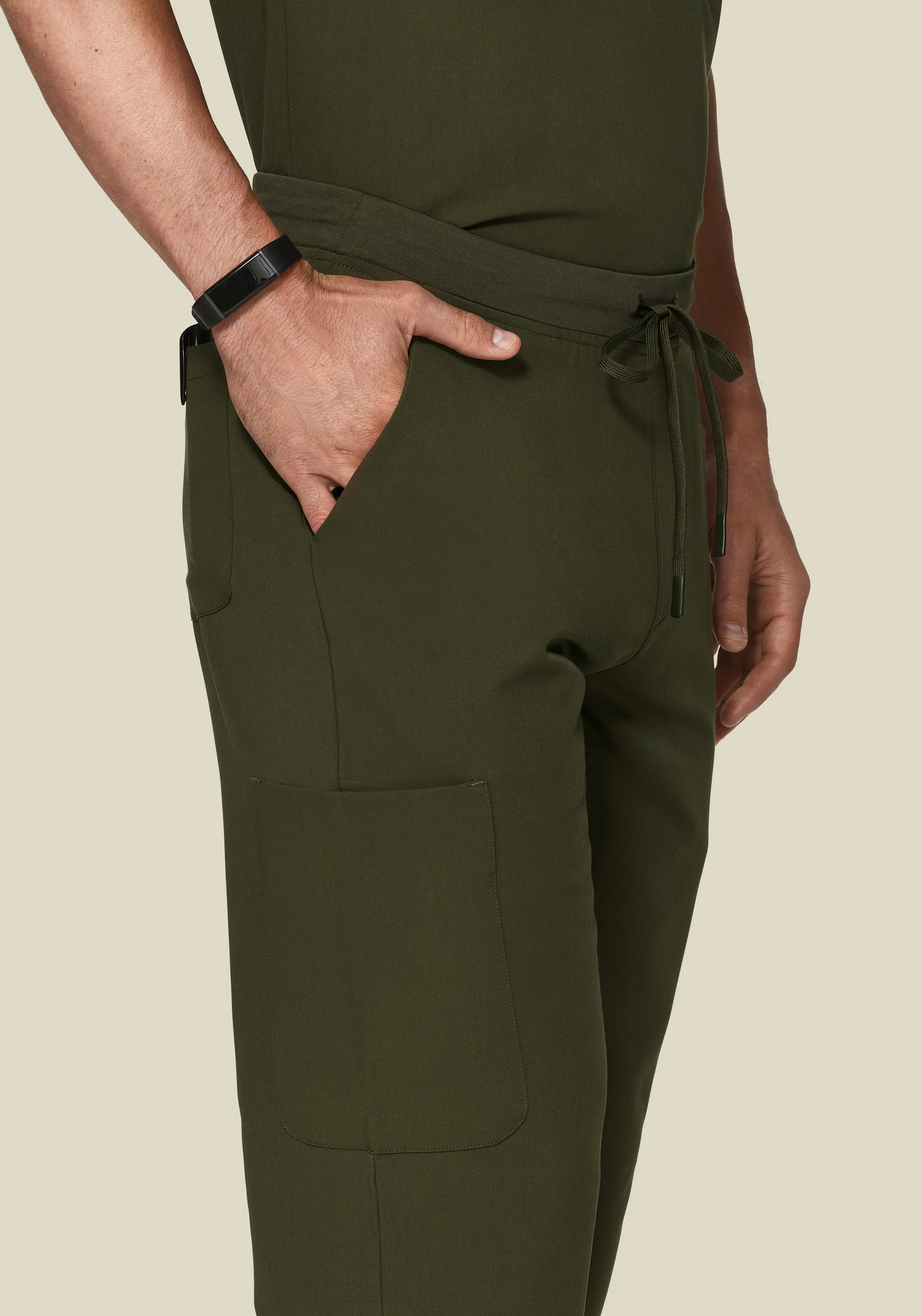 7 Pocket Cargos Olive - Image 3