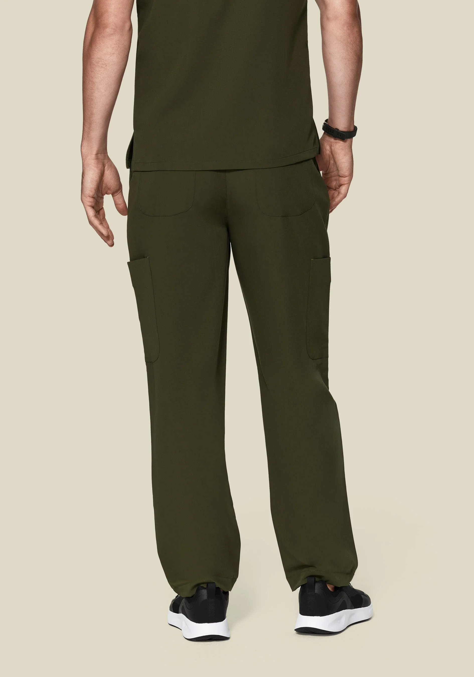 7 Pocket Cargos Olive - Image 4