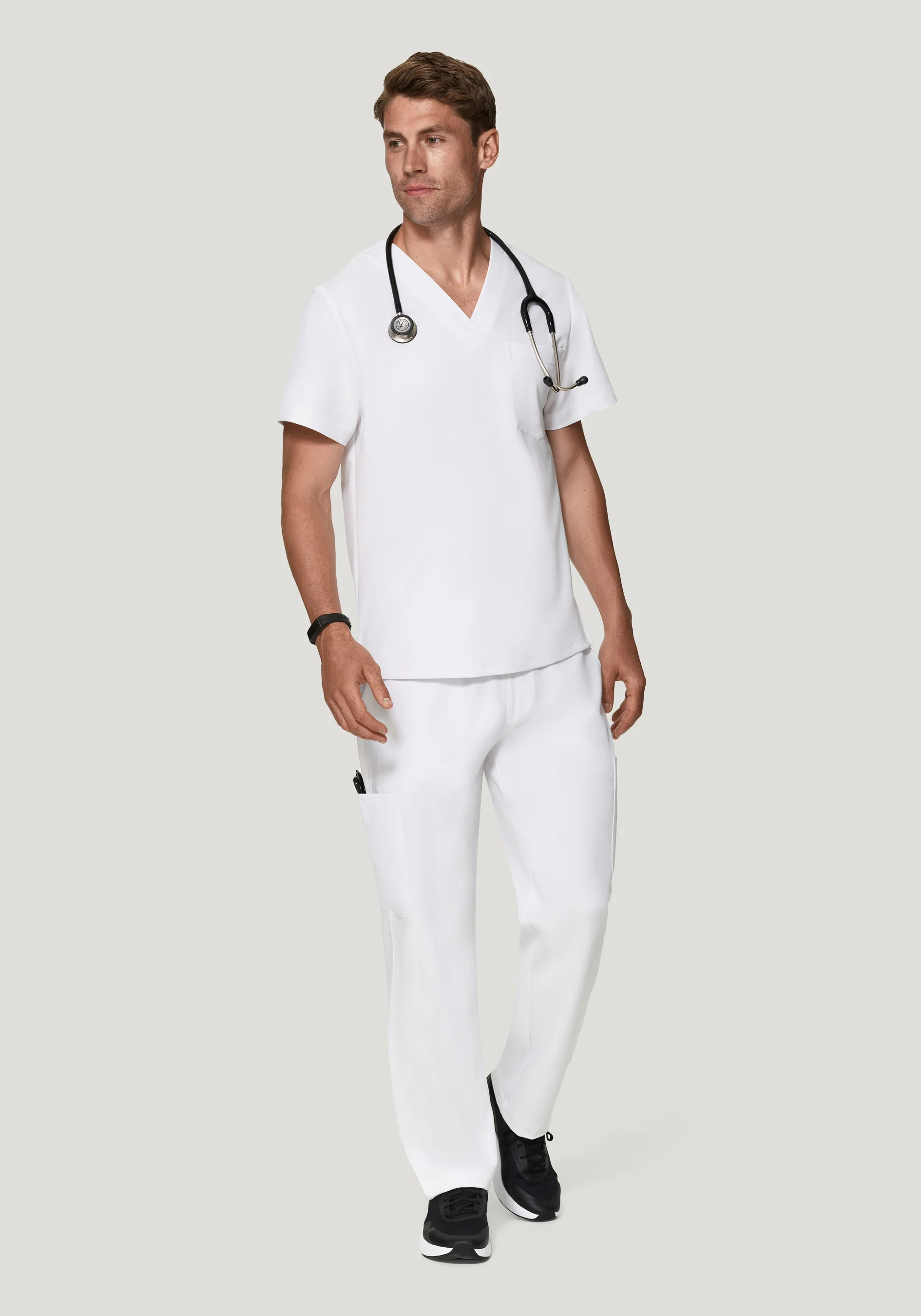 7 Pocket Cargos White - Image 3