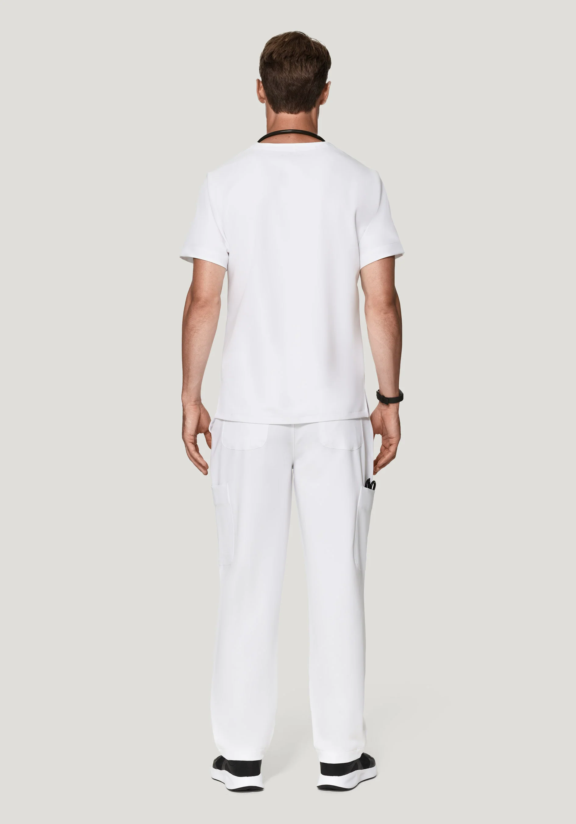 7 Pocket Cargos White - Image 4