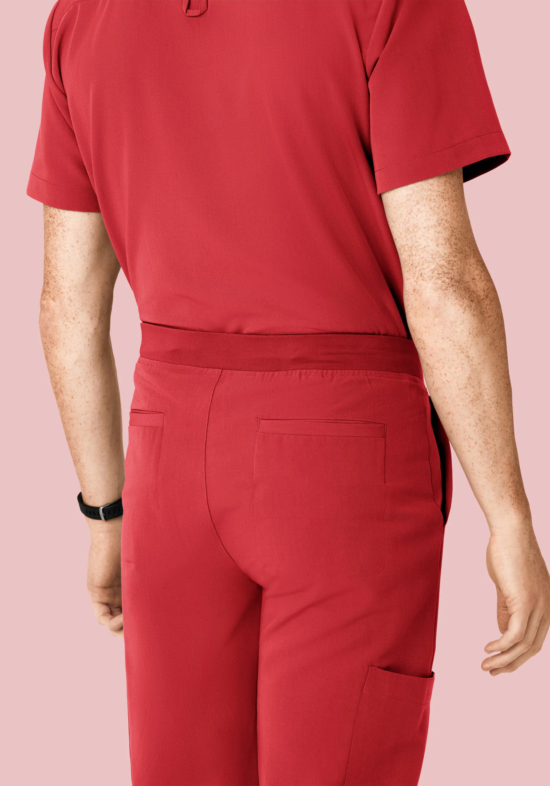 7 Pocket Joggers Cranberry - Image 4