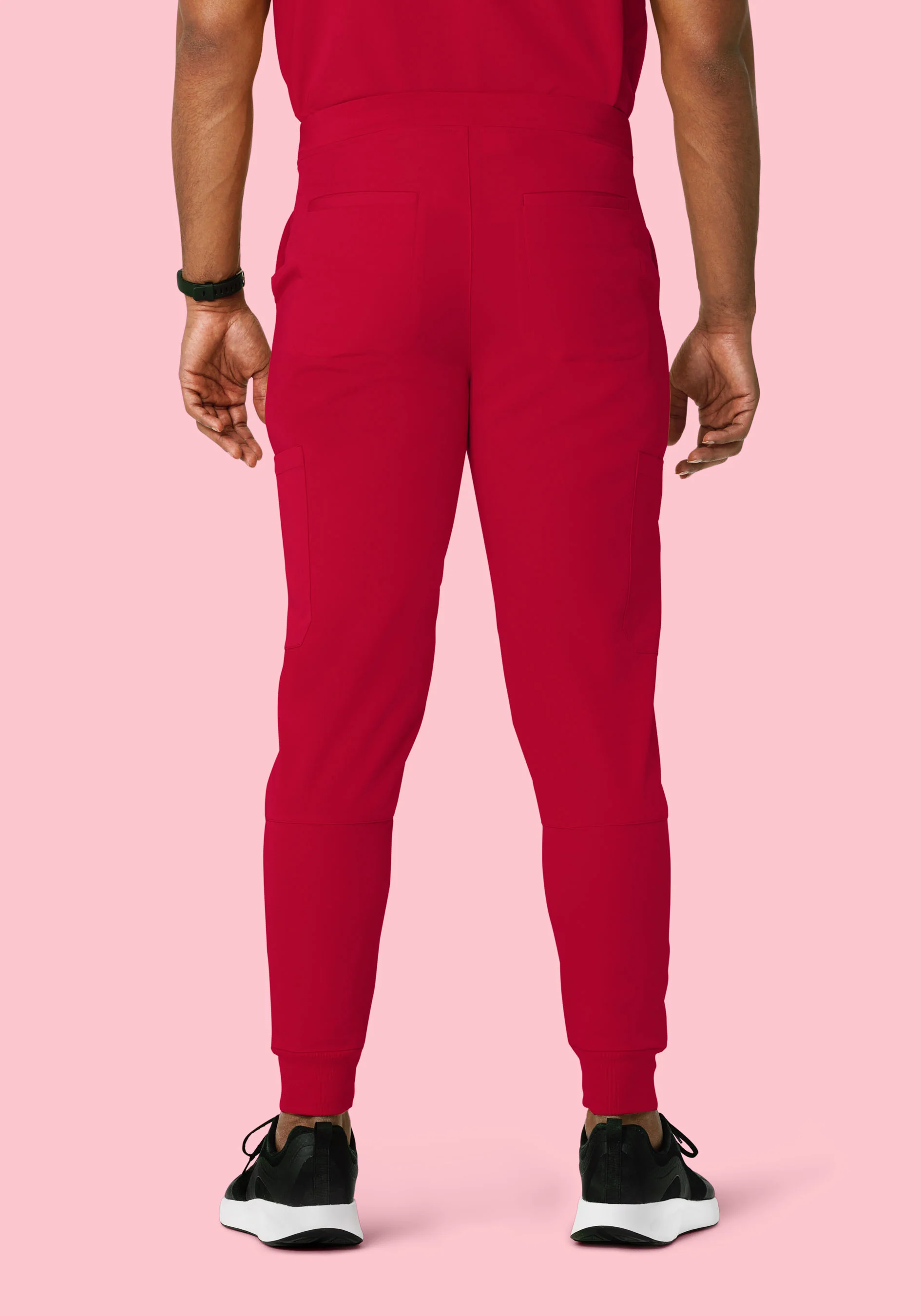 7 Pocket Joggers Crimson - Image 6