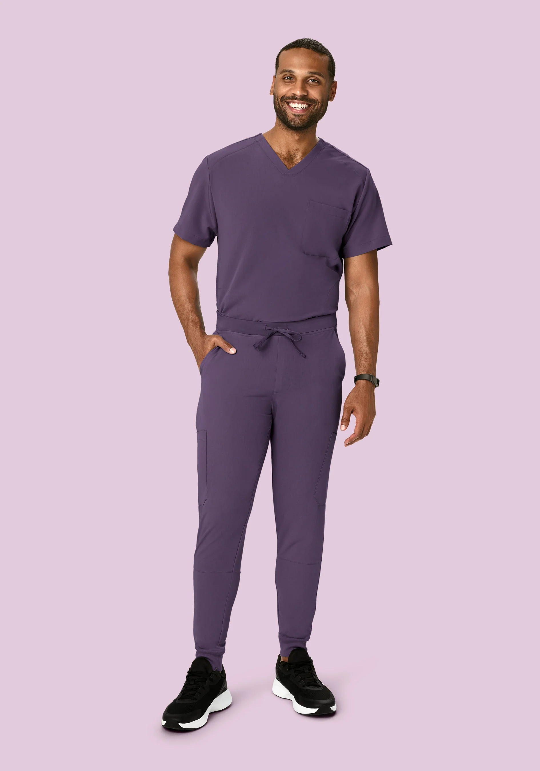 7 Pocket Joggers Deep Dewberry - Image 2