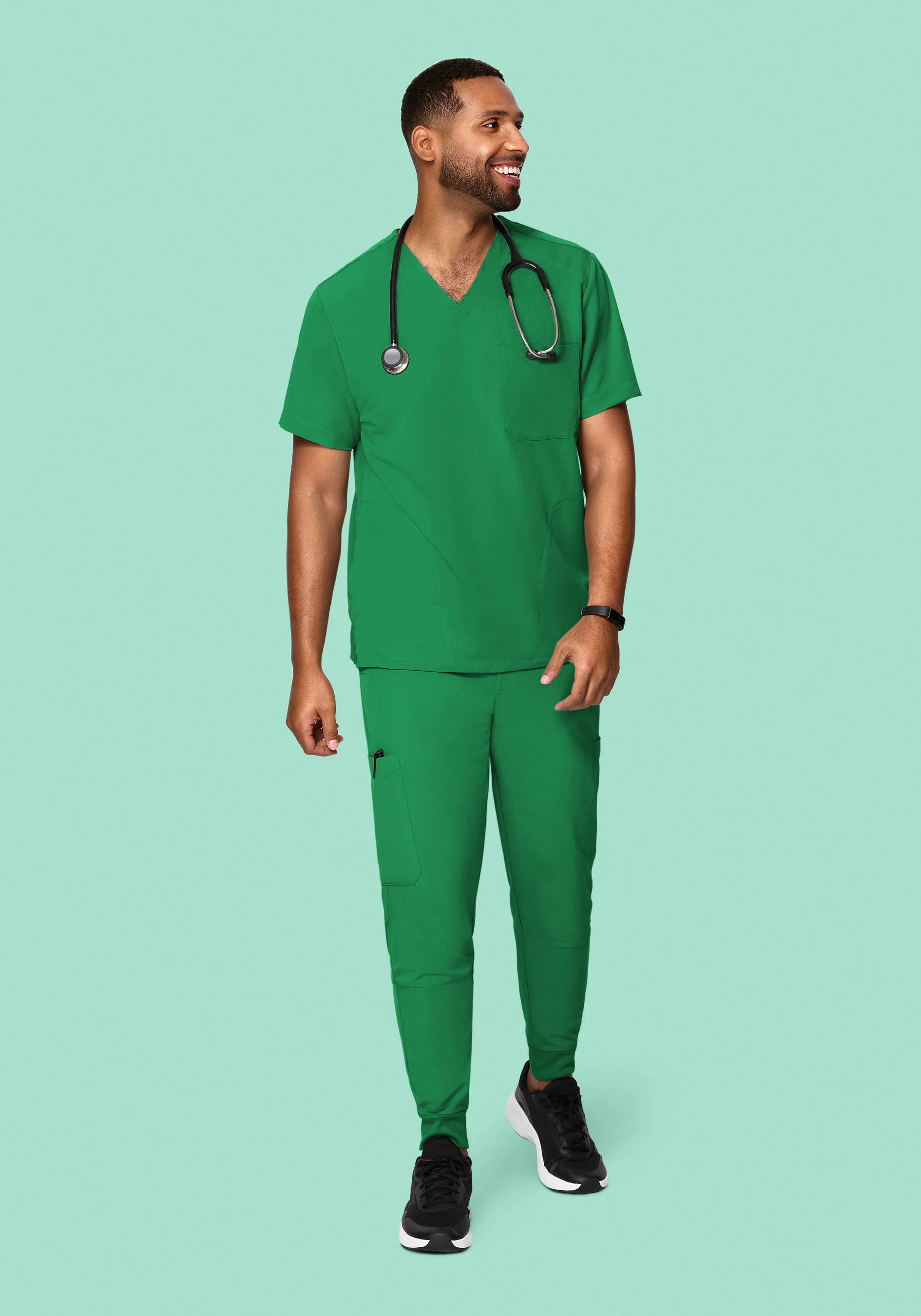 7 Pocket Joggers Emerald - Image 4