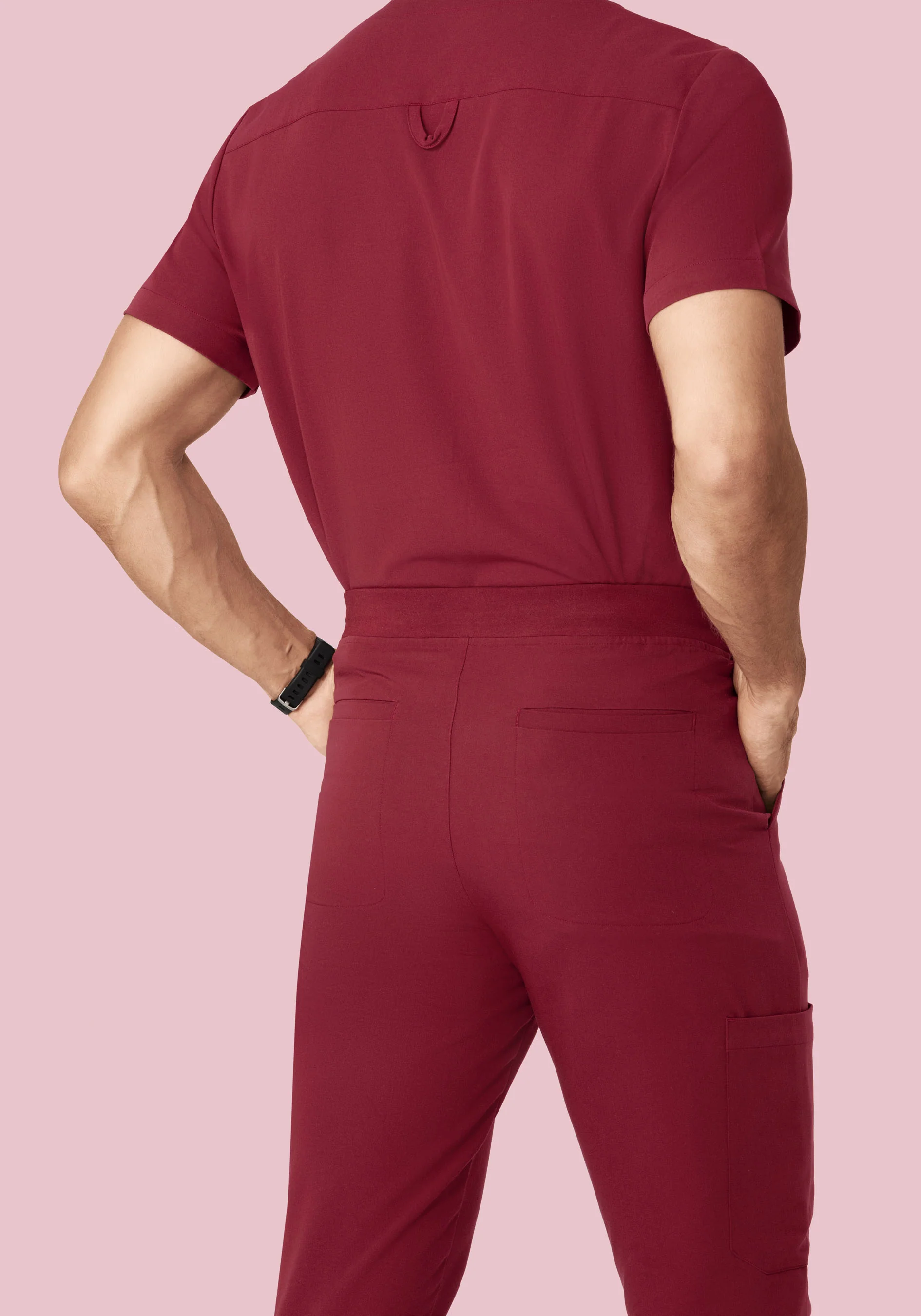 7 Pocket Joggers Garnet - Image 4