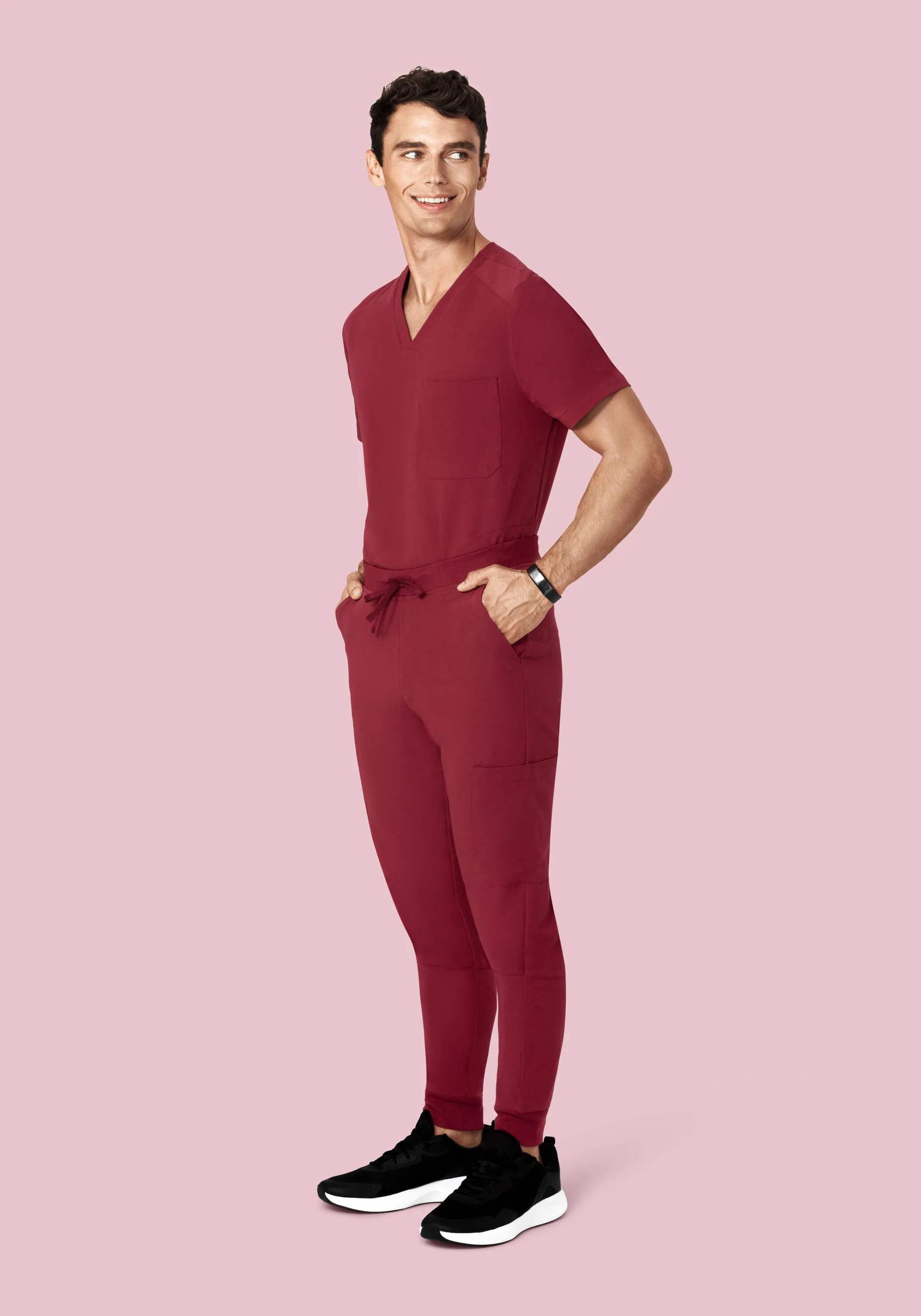 7 Pocket Joggers Garnet - Image 5