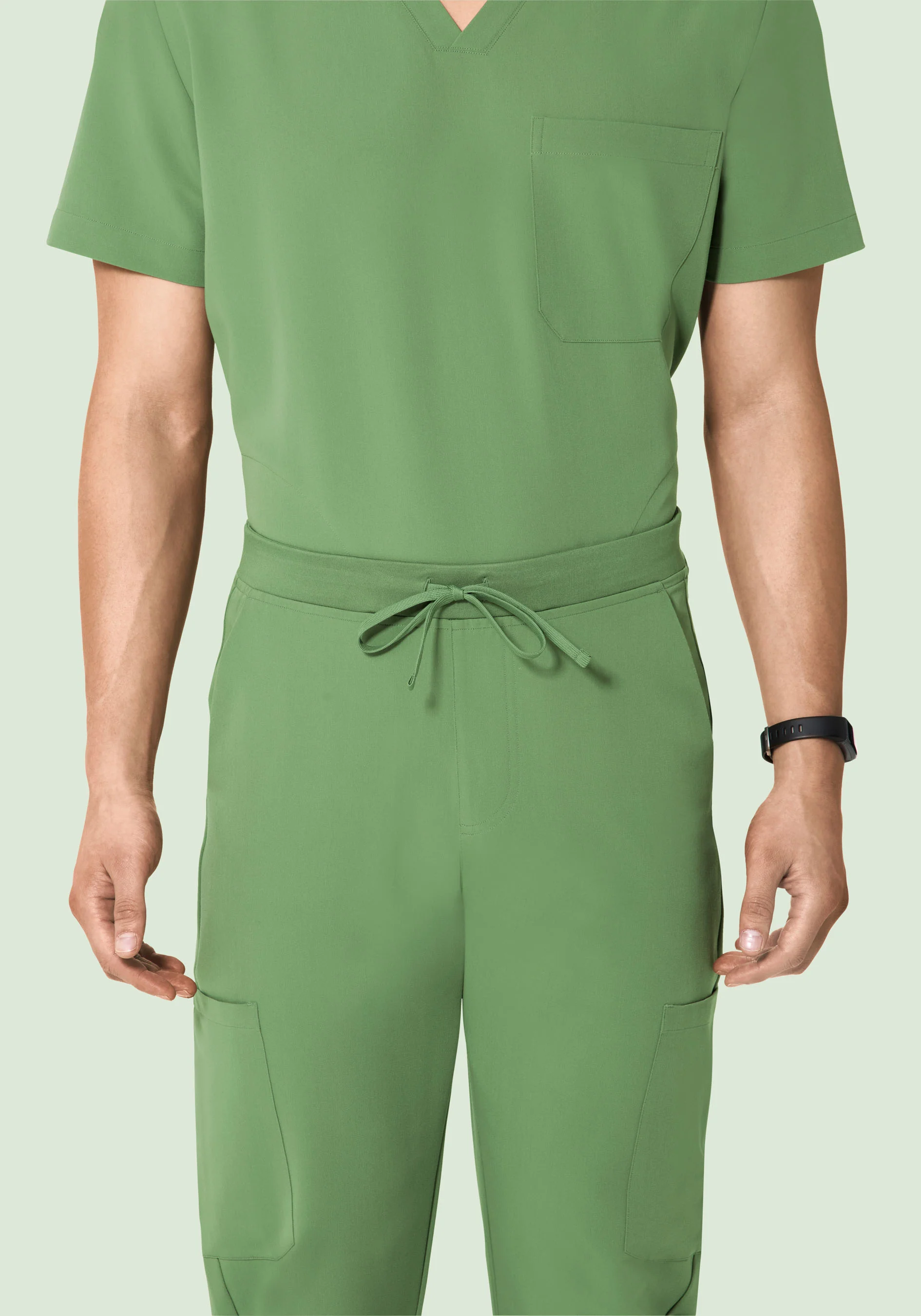 7 Pocket Joggers Hazel Green - Image 3