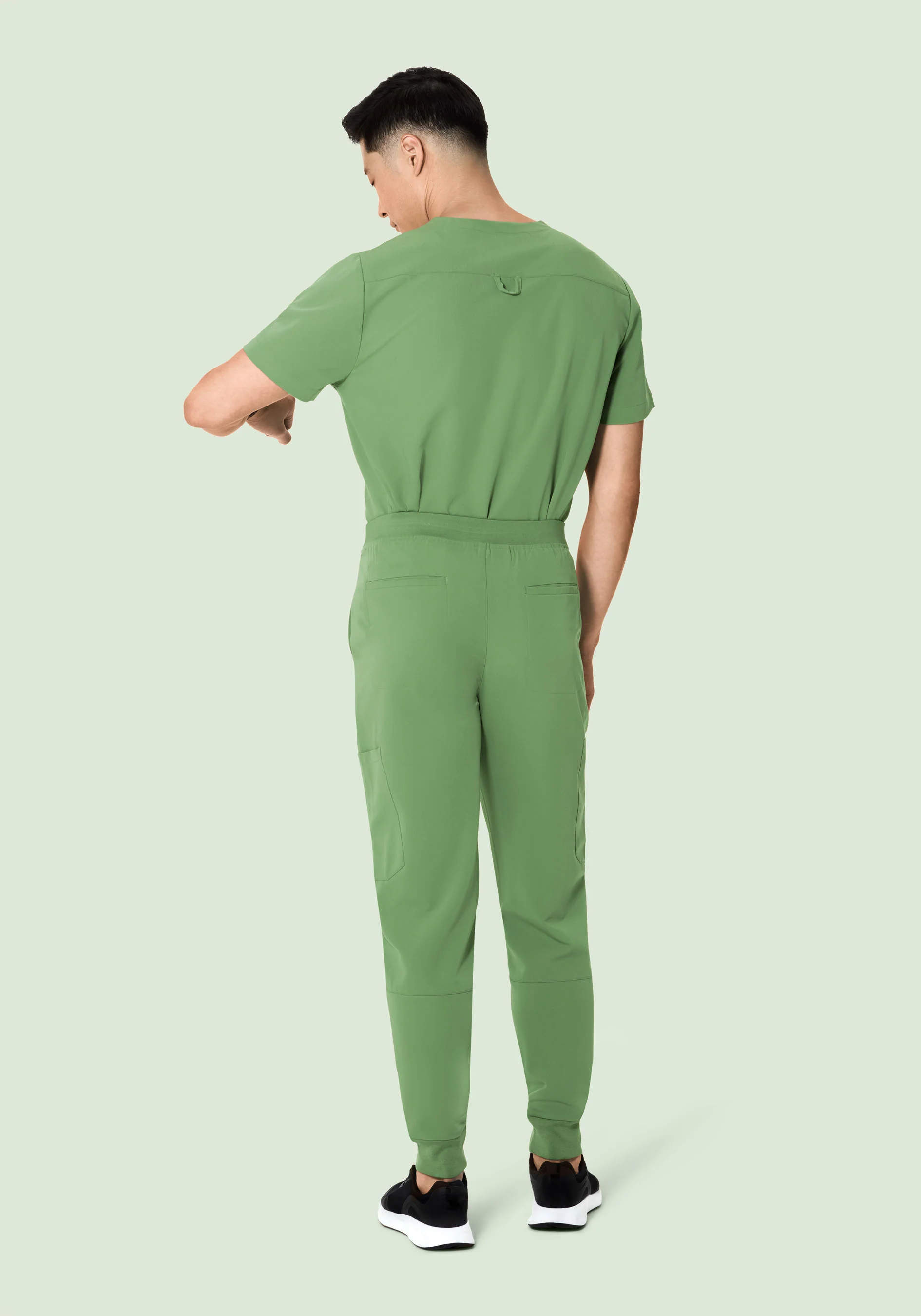 7 Pocket Joggers Hazel Green - Image 5