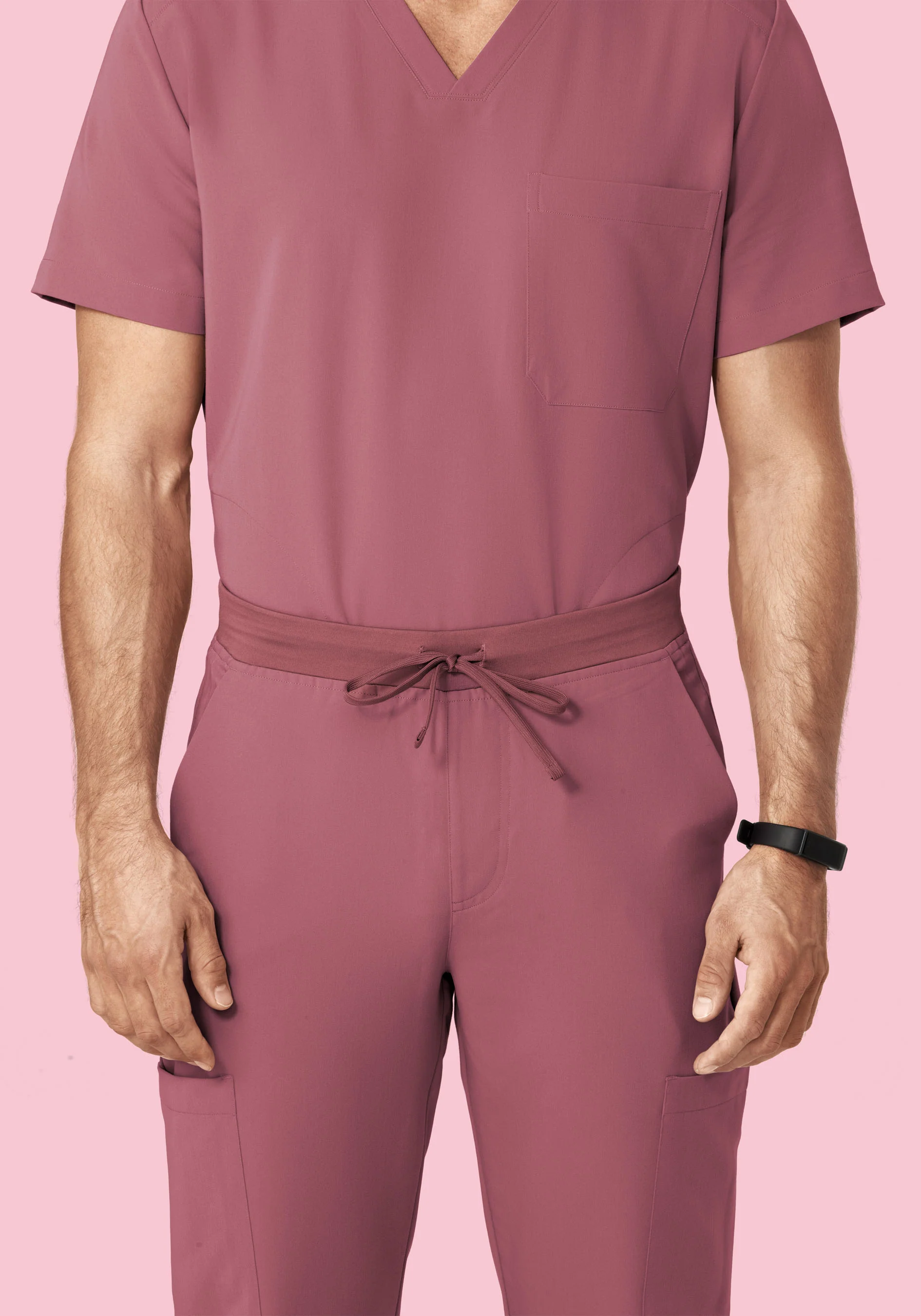 7 Pocket Joggers Mauve - Image 3
