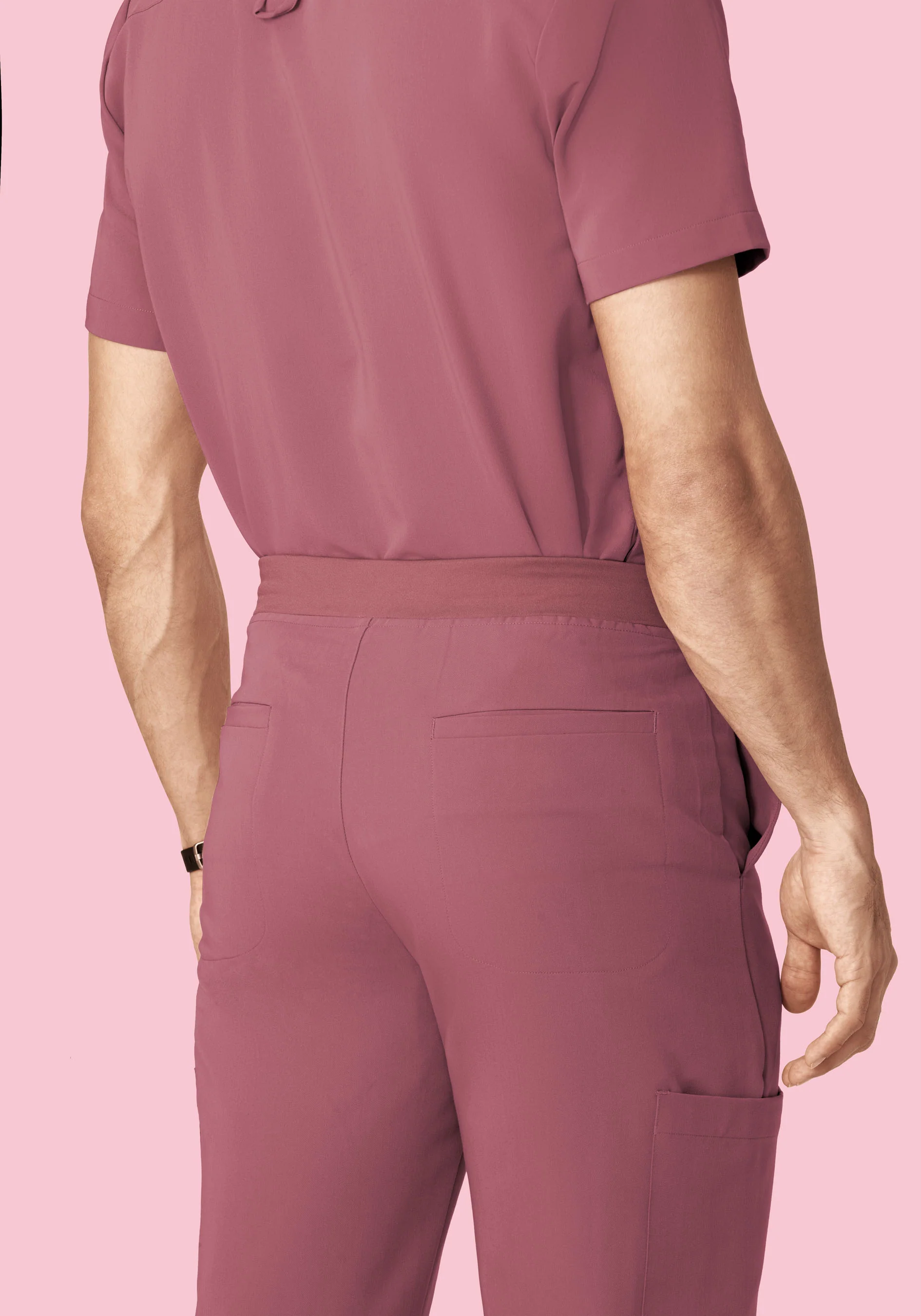 7 Pocket Joggers Mauve - Image 5