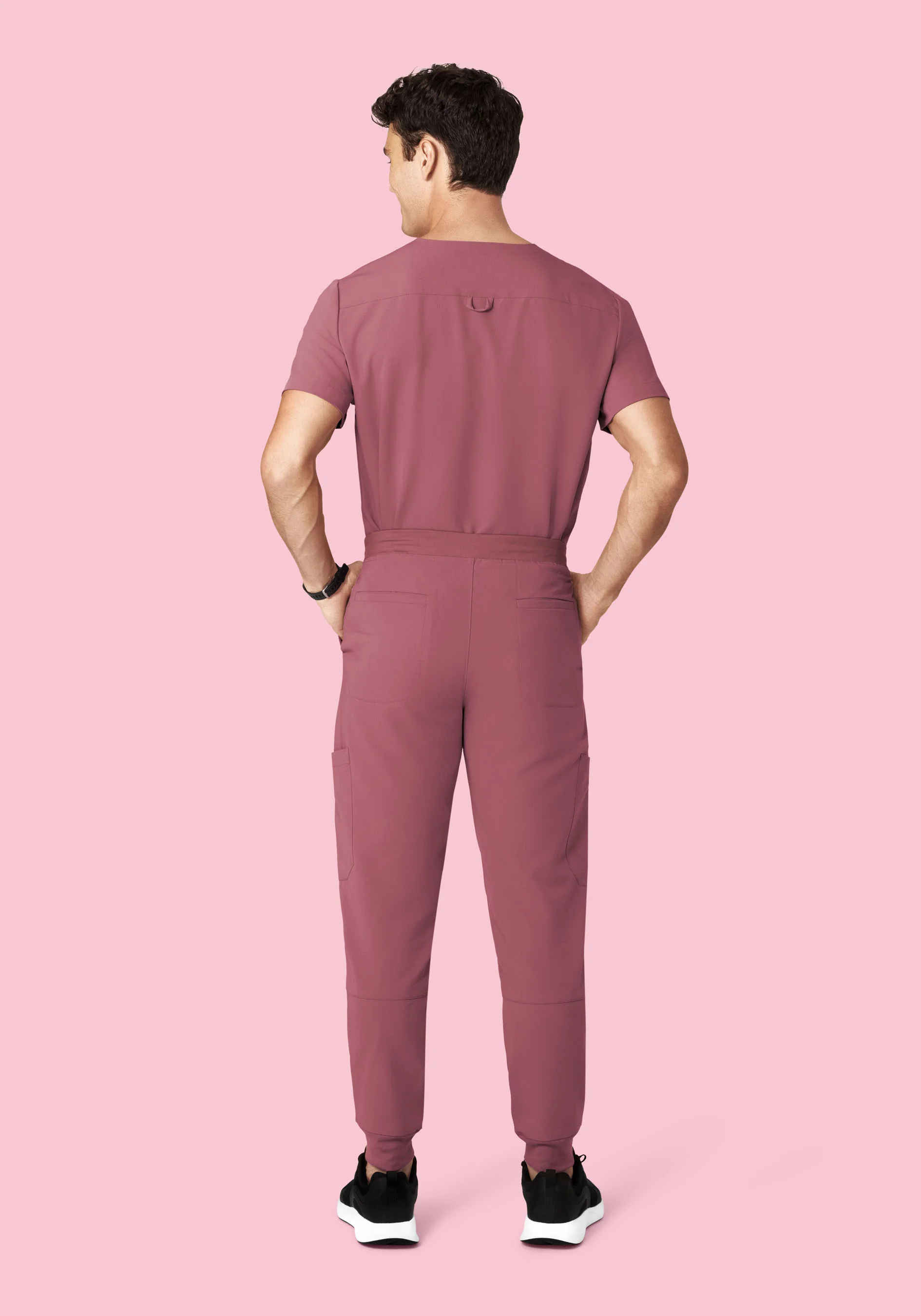 7 Pocket Joggers Mauve - Image 6