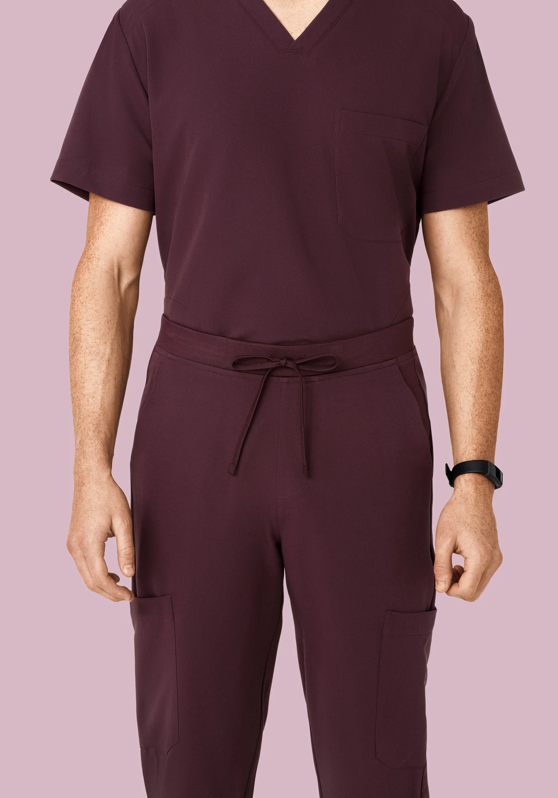 7 Pocket Joggers Merlot - Image 3