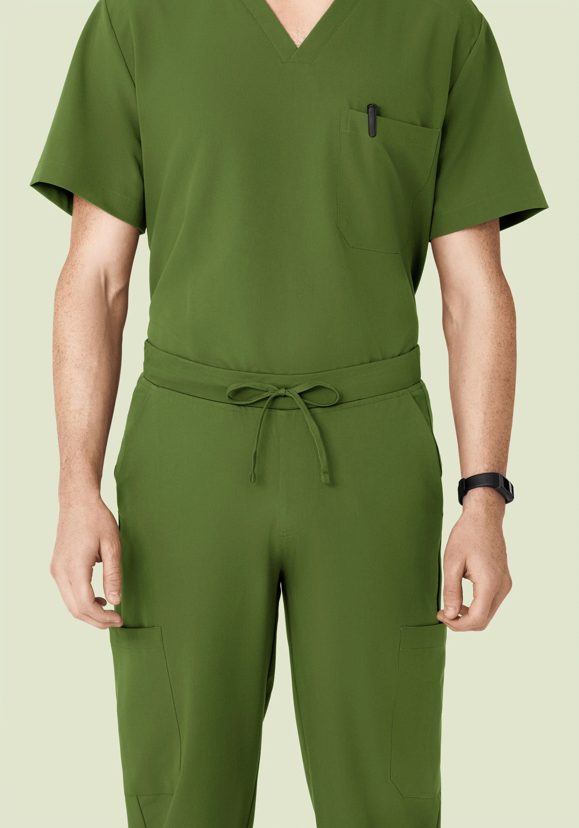 7 Pocket Joggers Moss - Image 3