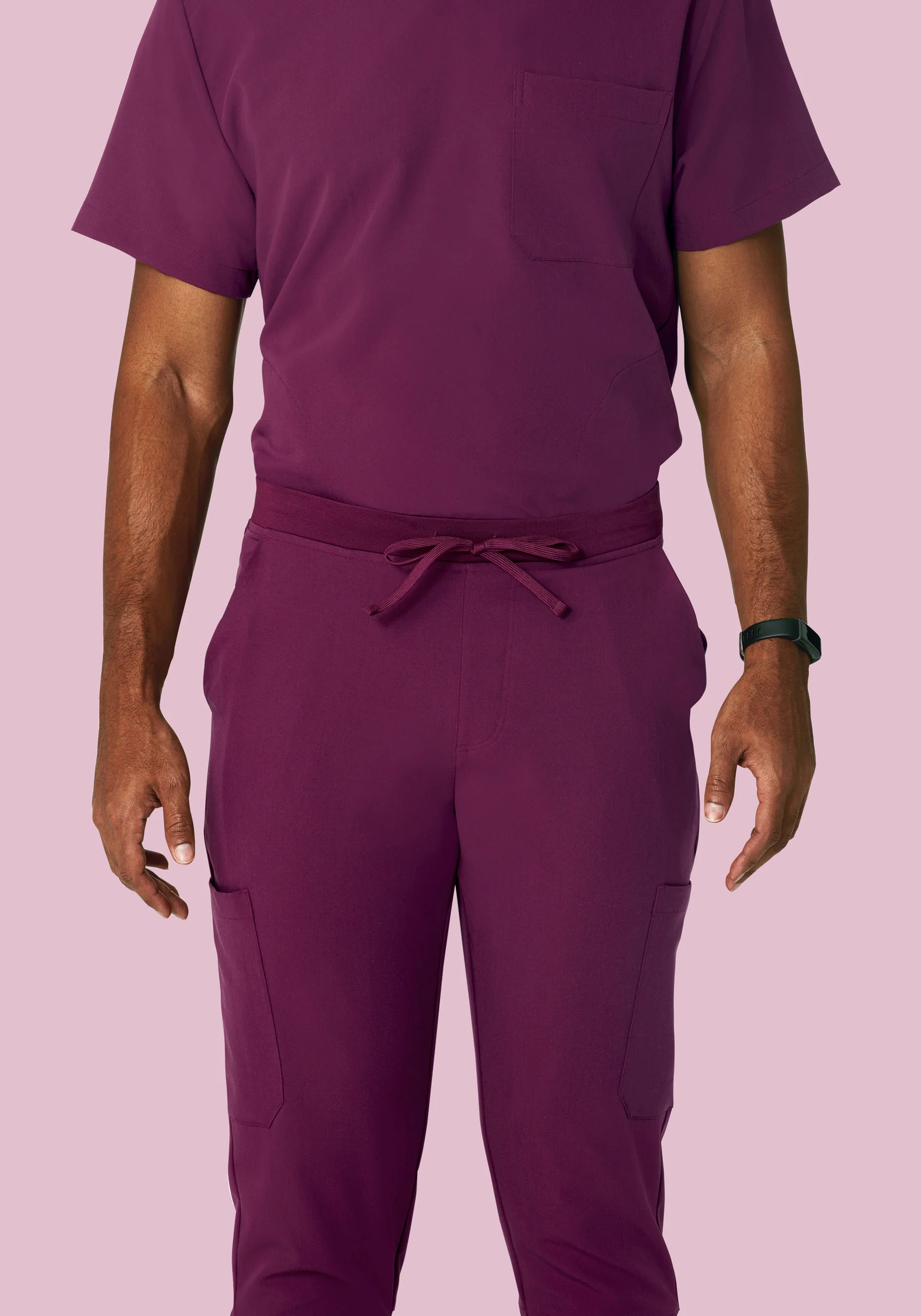 7 Pocket Joggers Plum - Image 4