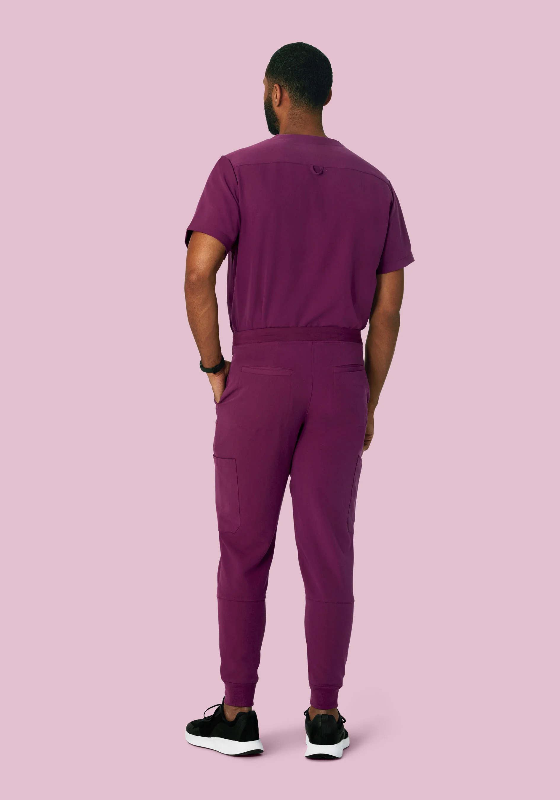 7 Pocket Joggers Plum - Image 5
