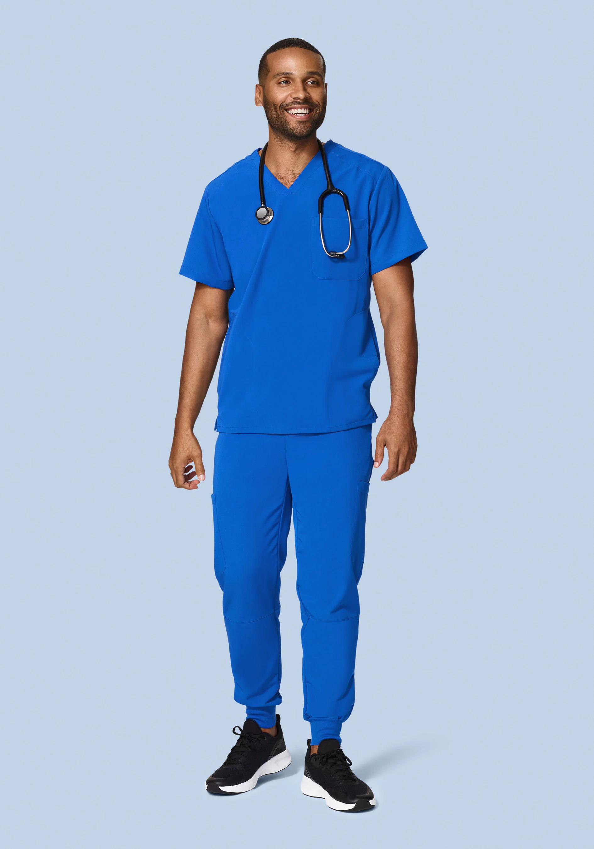 7 Pocket Joggers Royal Blue - Image 4