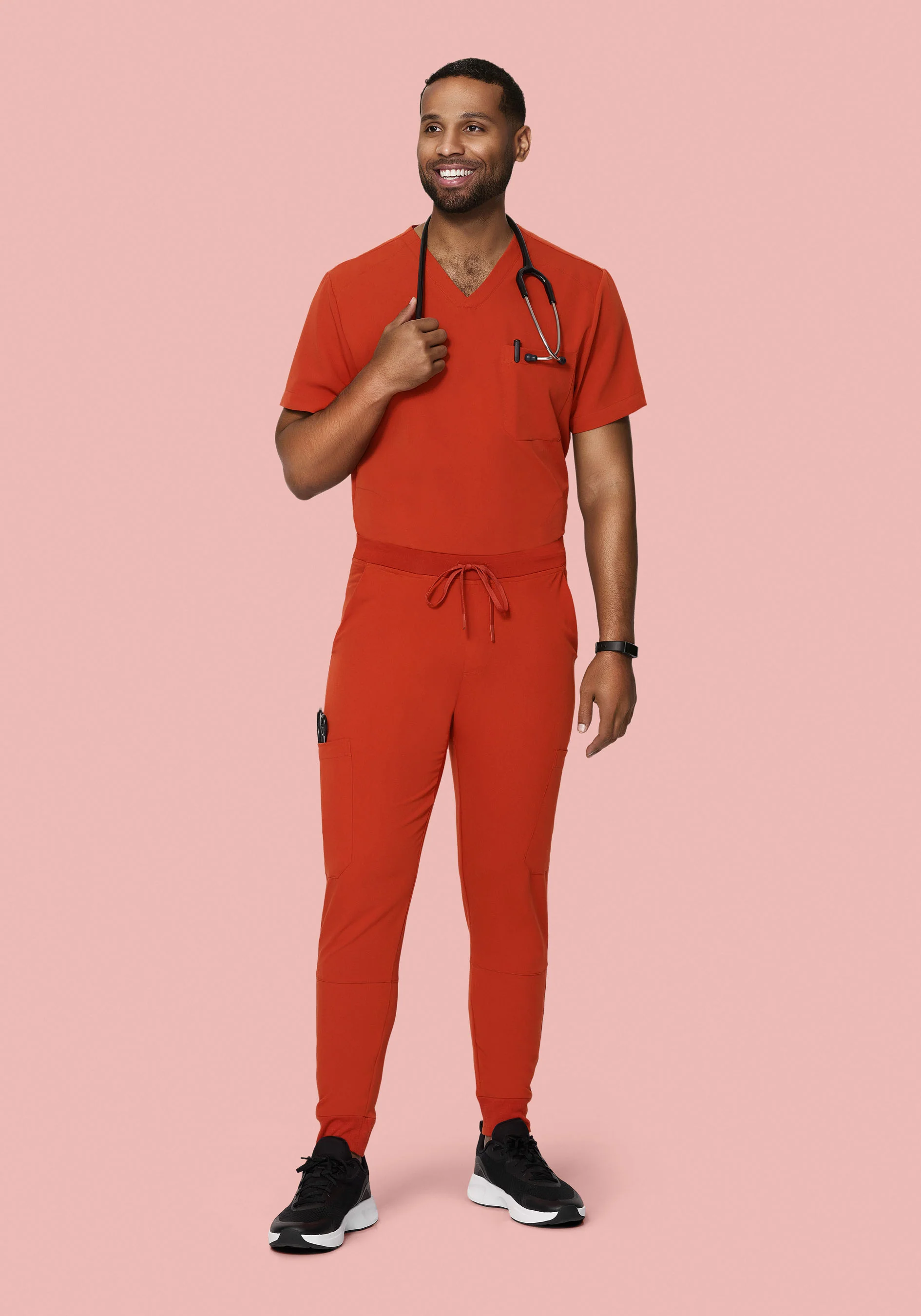 7 Pocket Joggers Rust - Image 2