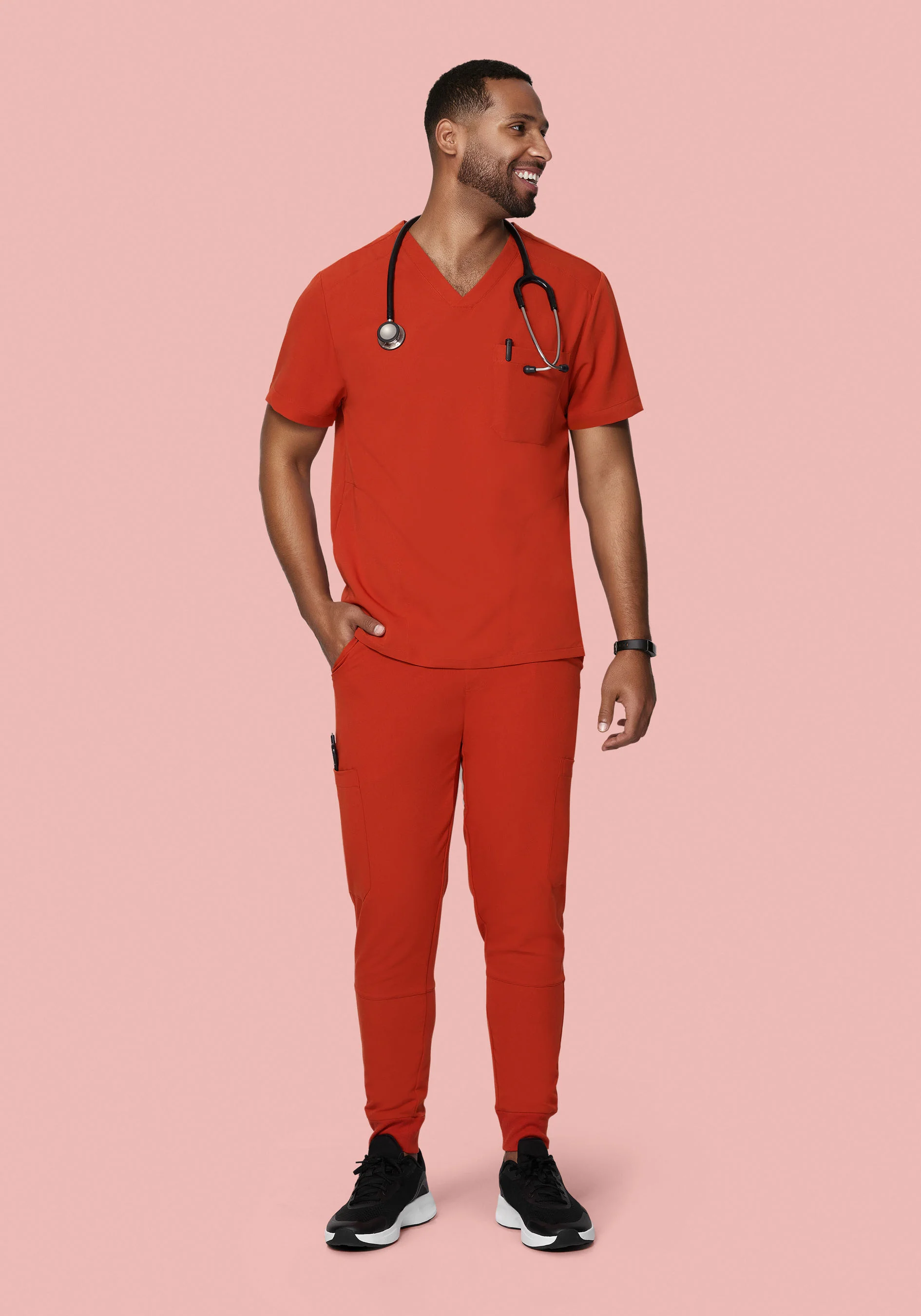 7 Pocket Joggers Rust - Image 4