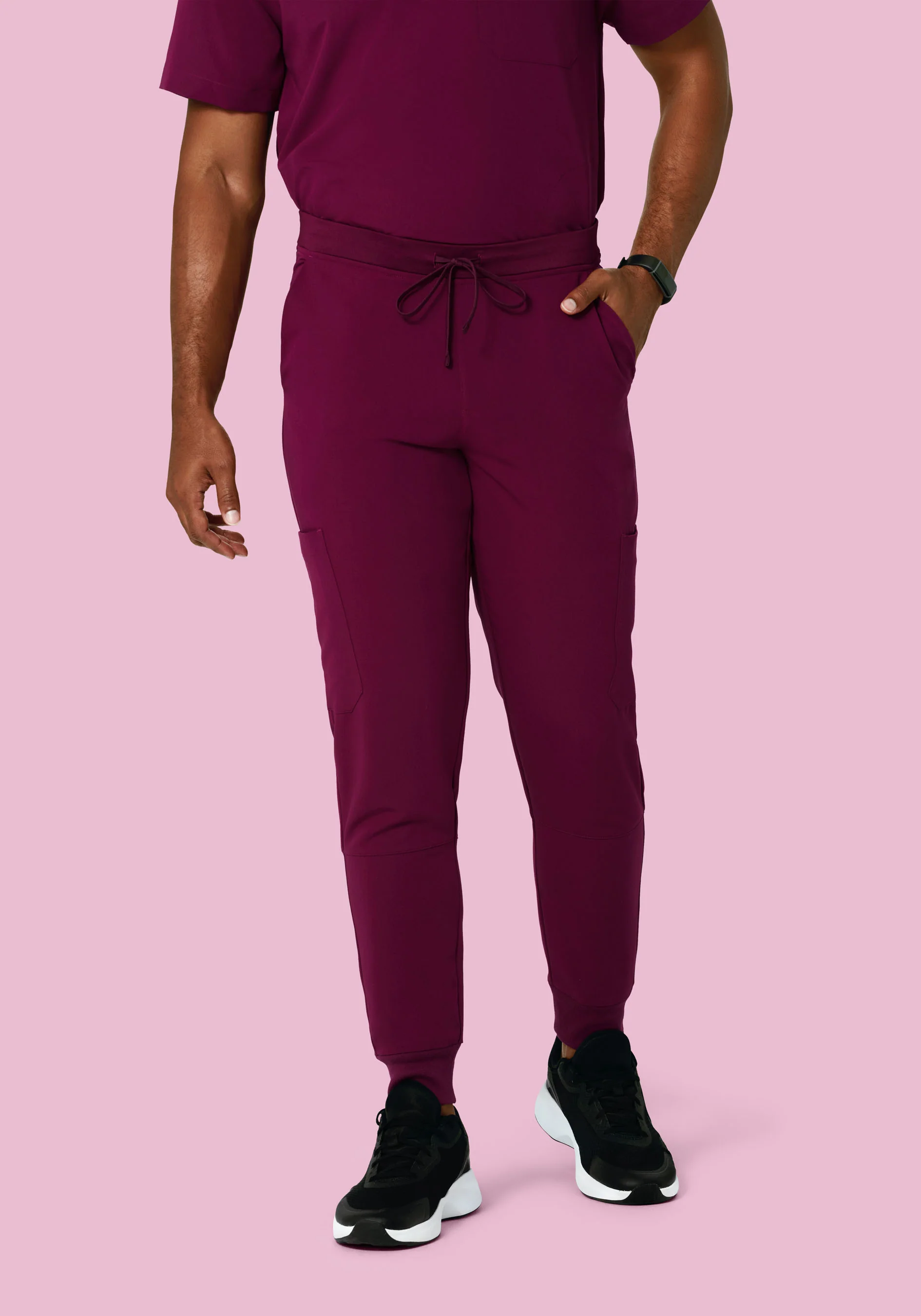 7 Pocket Joggers Sangria